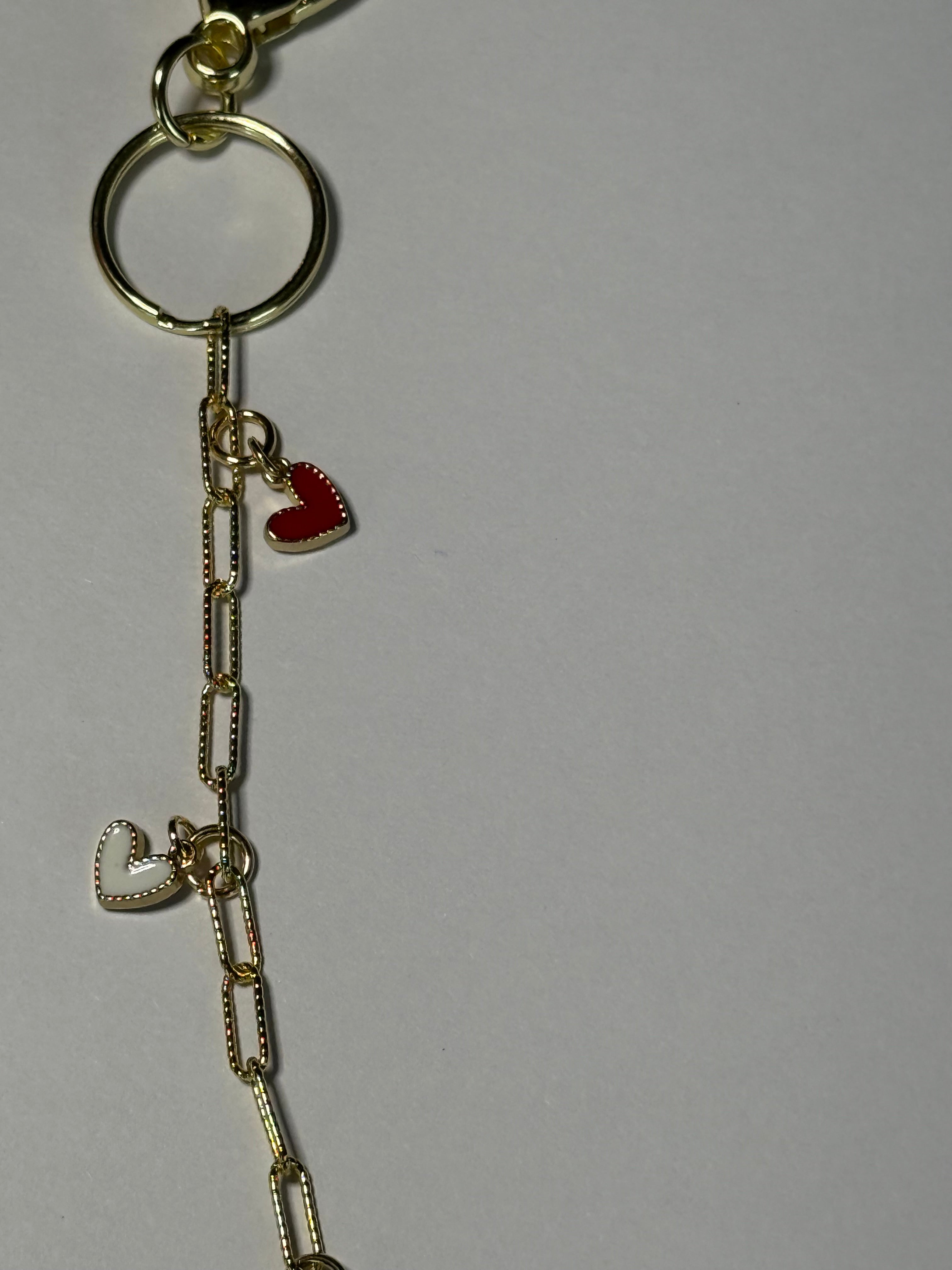 Red, White & Blue Keychain
