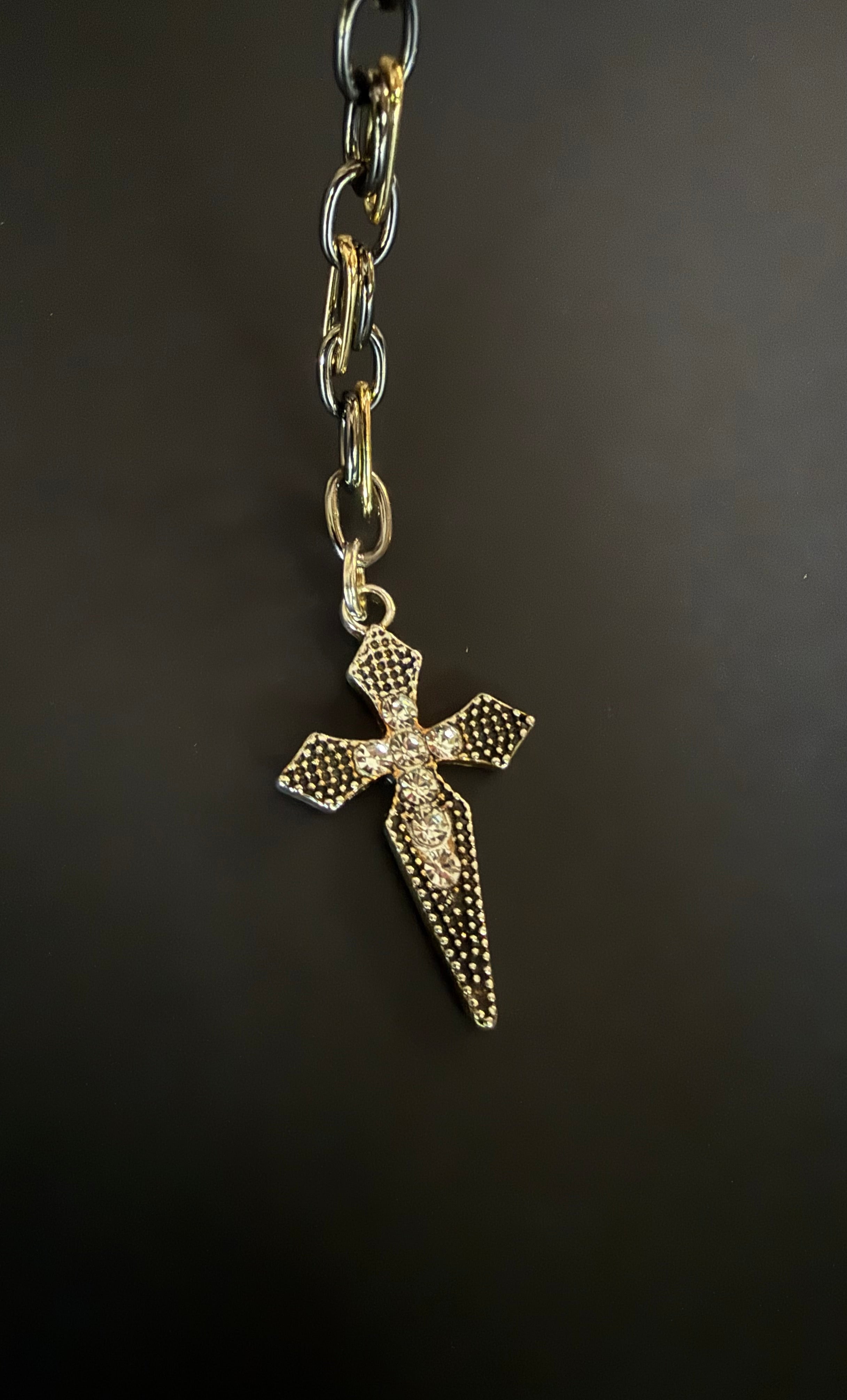 Black and Gold Cross