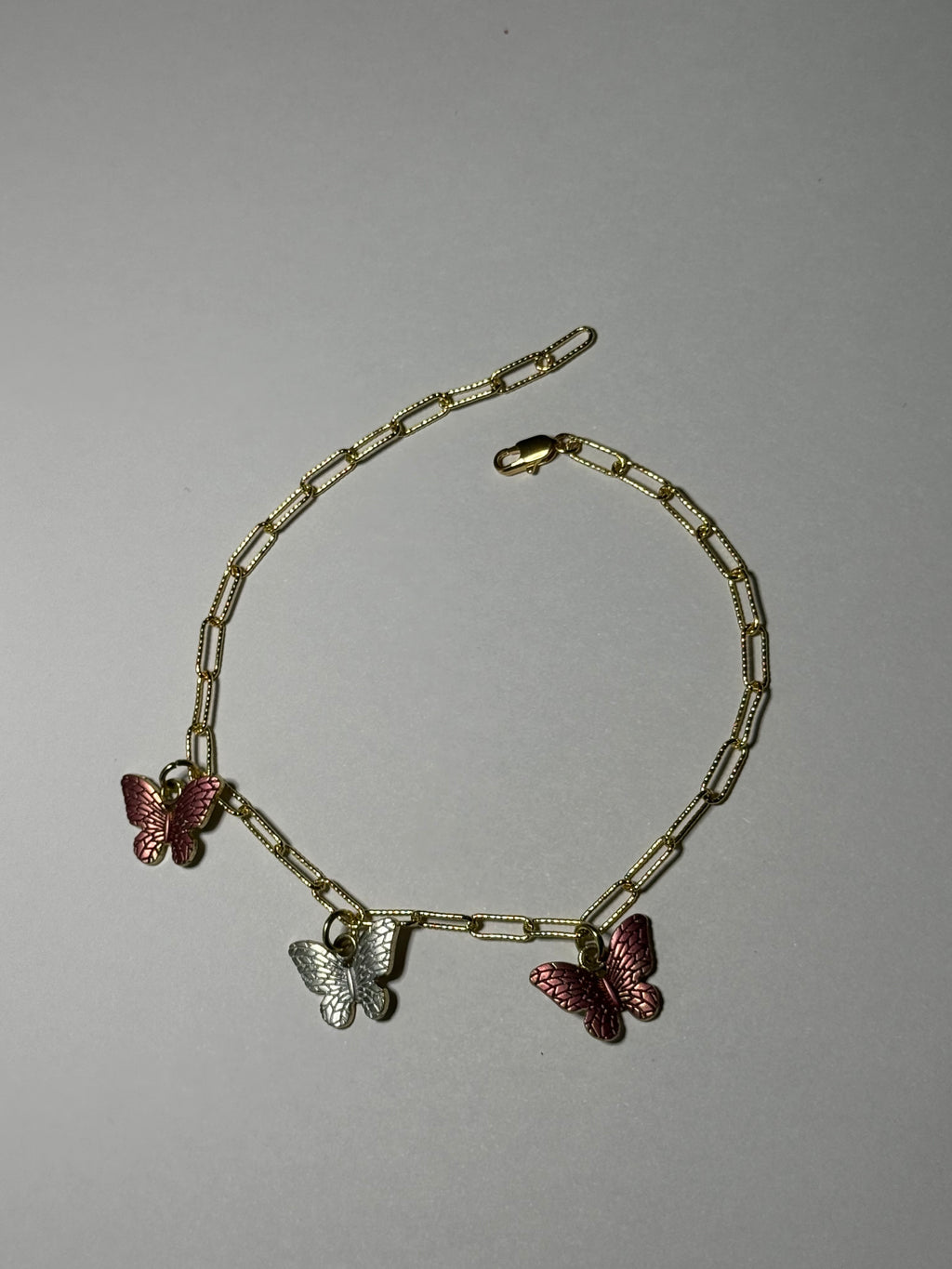 Anklet with Butterfly Charm