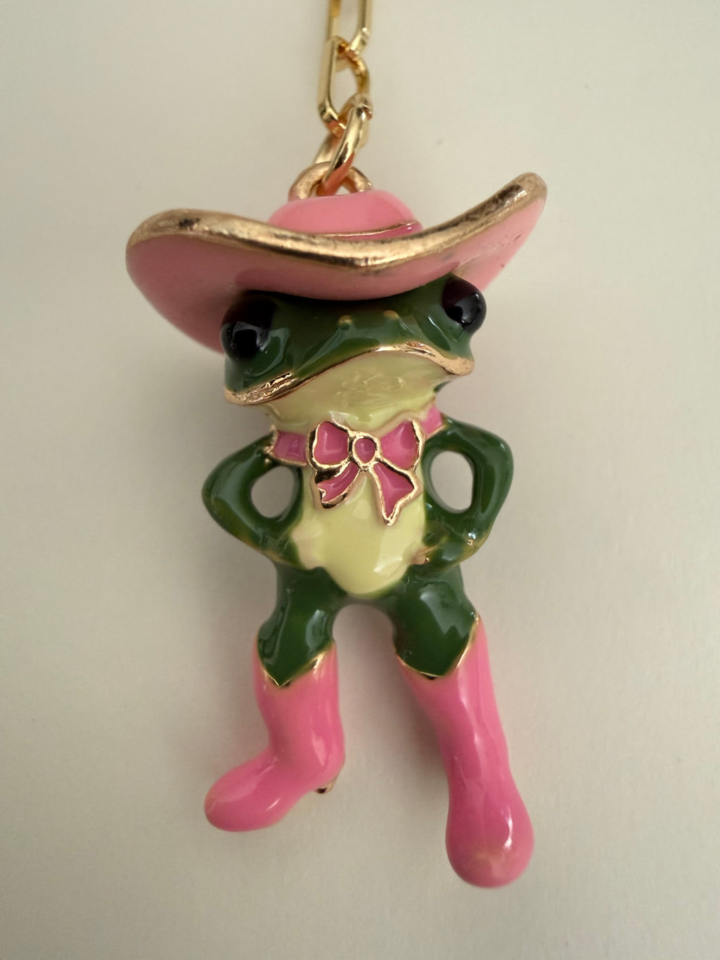Frog Cowgirl ~ Pink