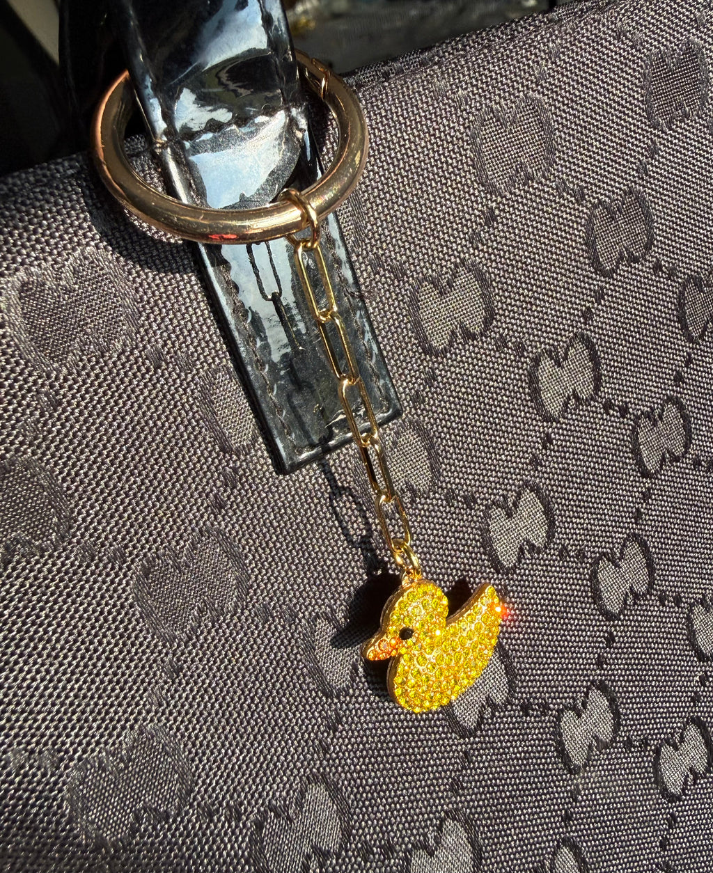 Sparkle Duck Keychain