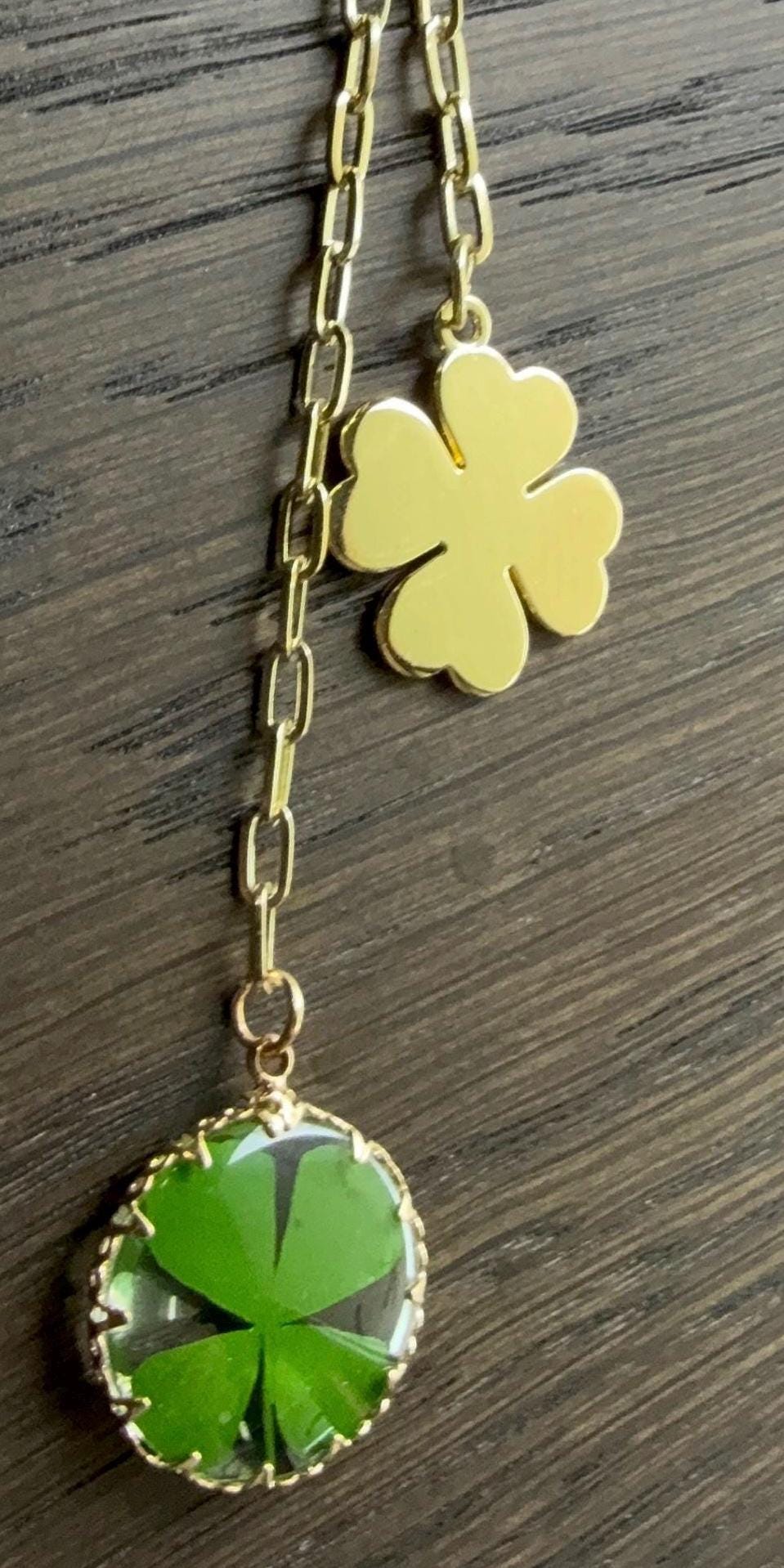 4 Leaf Clover, Keychain or Bag Charm