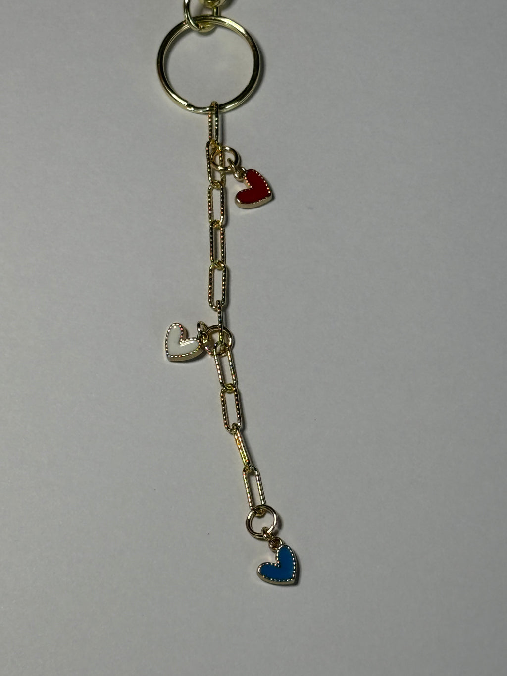 Red, White & Blue Keychain