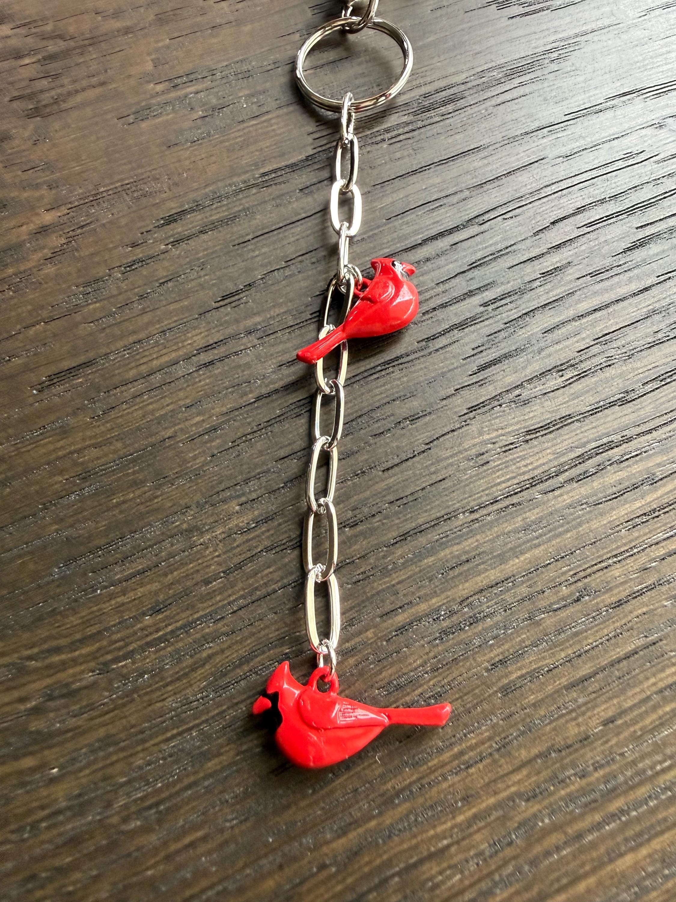 Cardinal Bag Charm or Keychain
