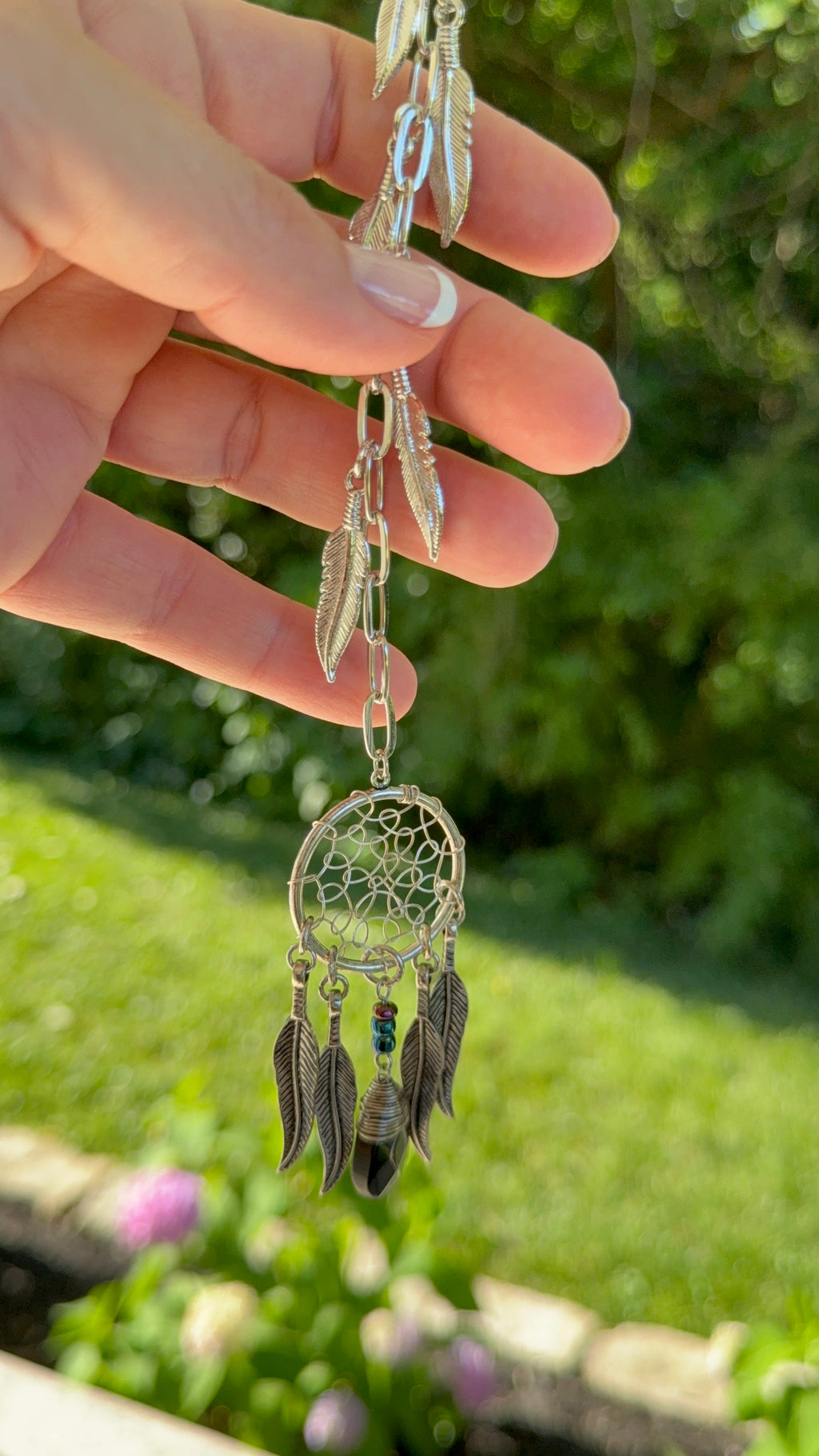 Dream Catcher Rearview Mirror Charm