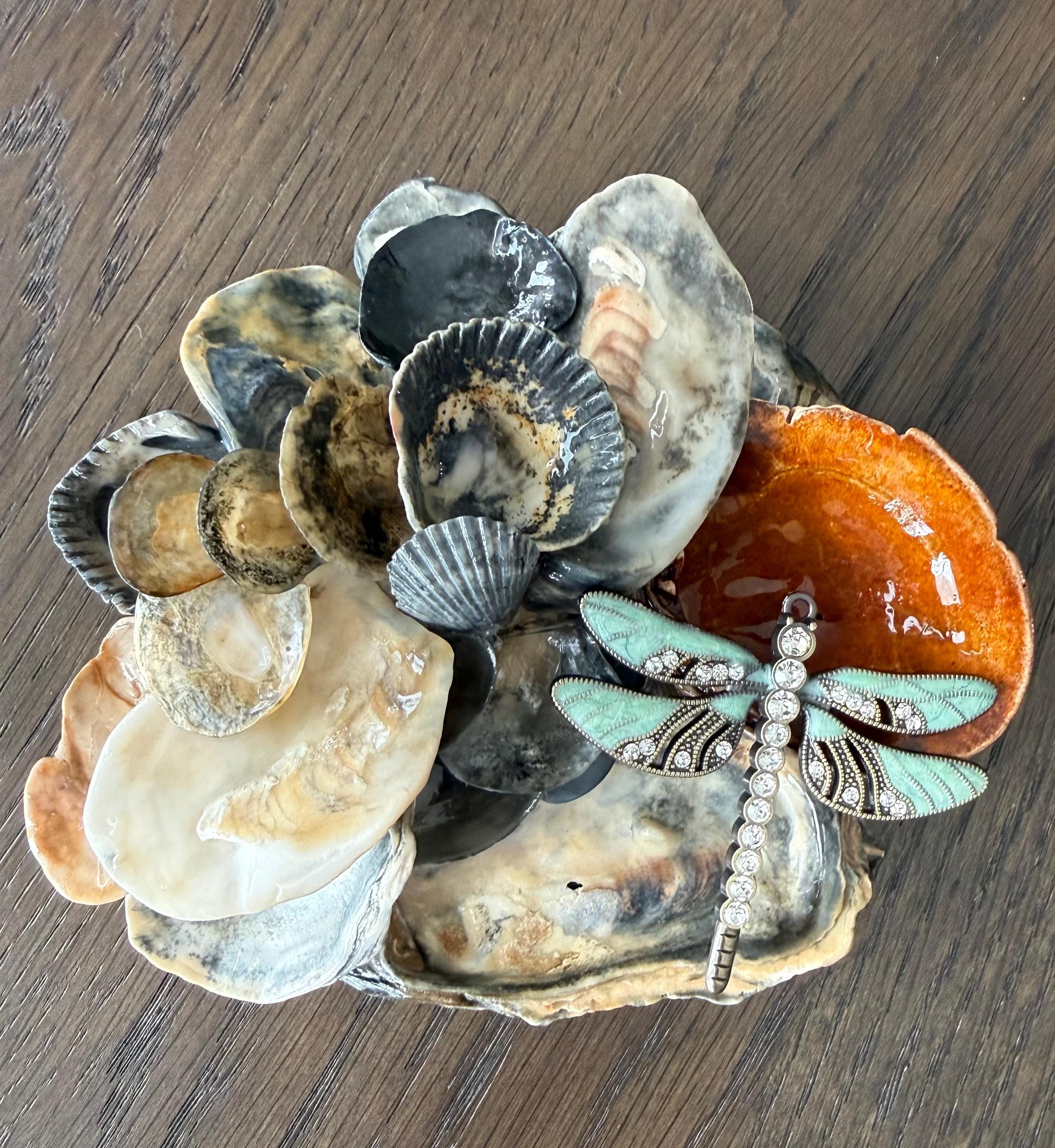 Shell Decor, Color Variation/  Dragonfly optional