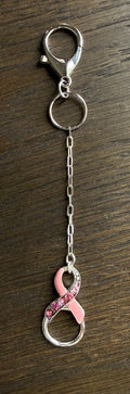 Breast Cancer Awareness, Keychain or Bag Charm