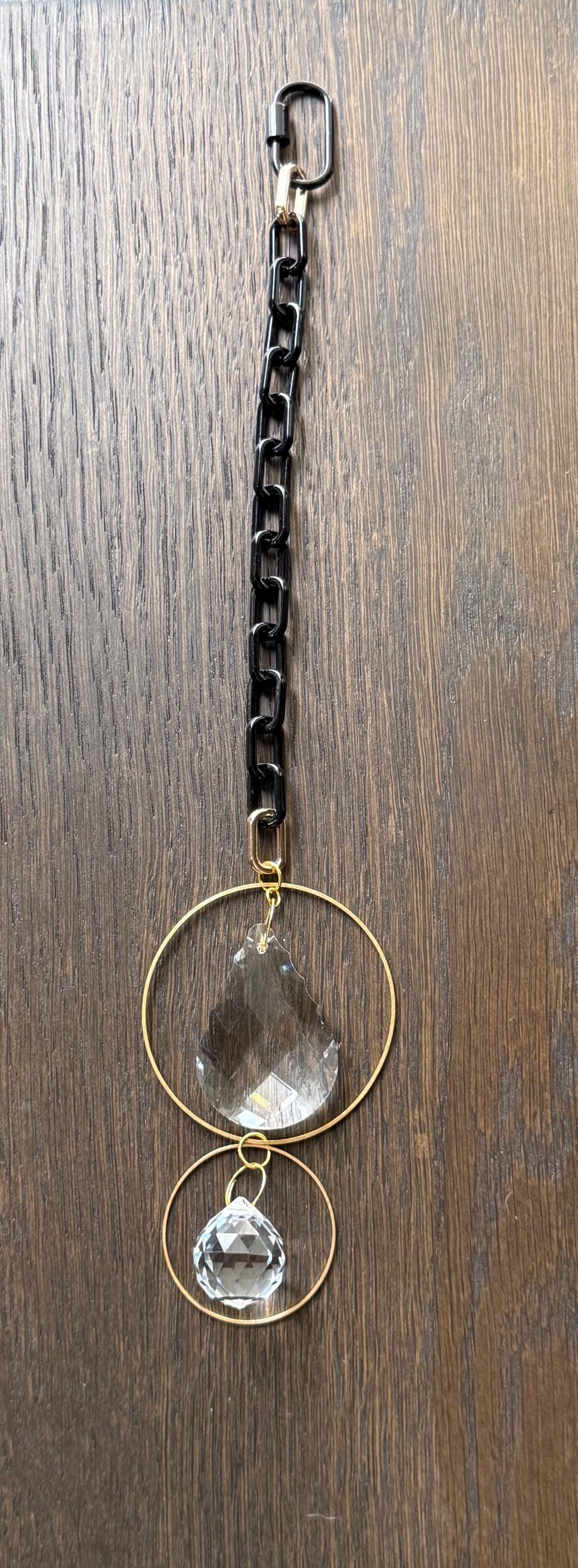 Black & Gold Suncatcher, Providing Endless Rainbows