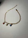 Red, White & Blue Anklet (matching keychain available)