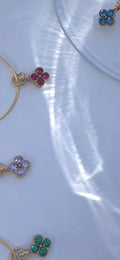 Flower Wine Glass Charms (Set of 4)