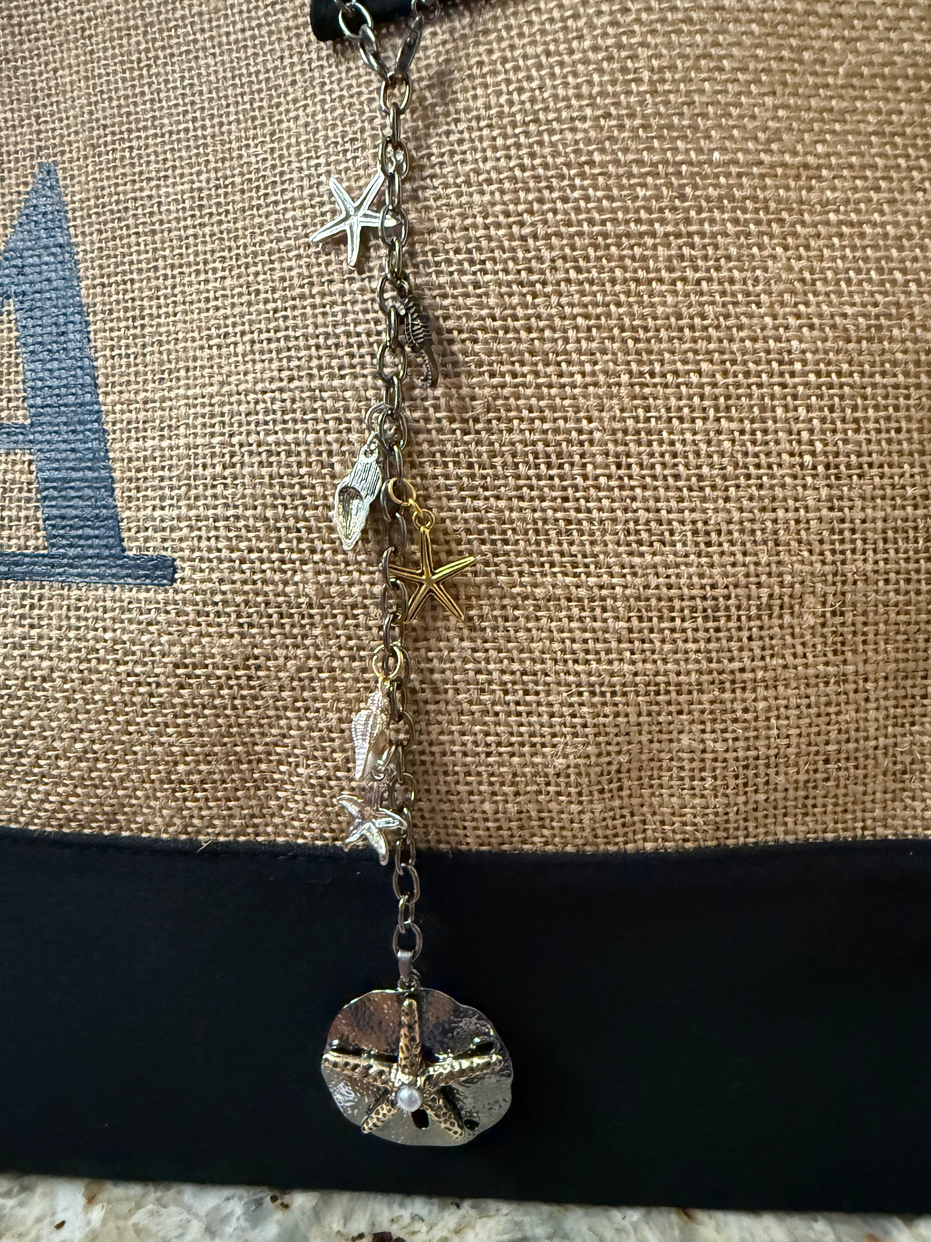 Sand Dollar Charm for Bag or Car
