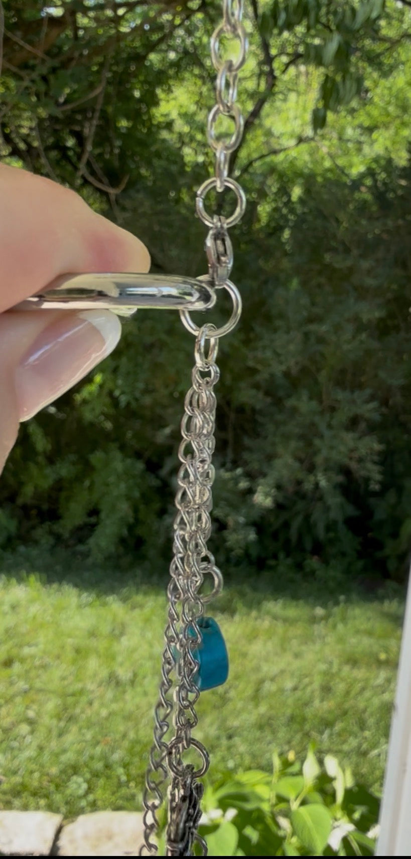 Dream Catcher Bag Charm (turquoise)