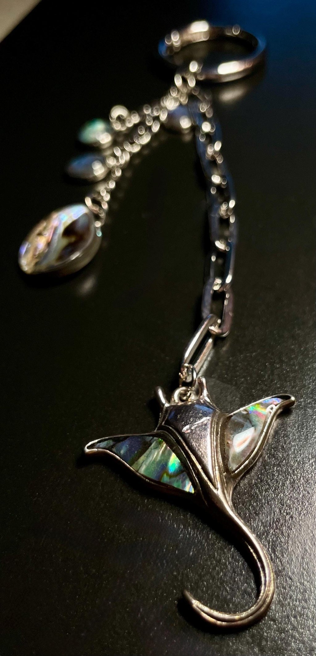Manta Ray -  Bag Charm or Key Chain