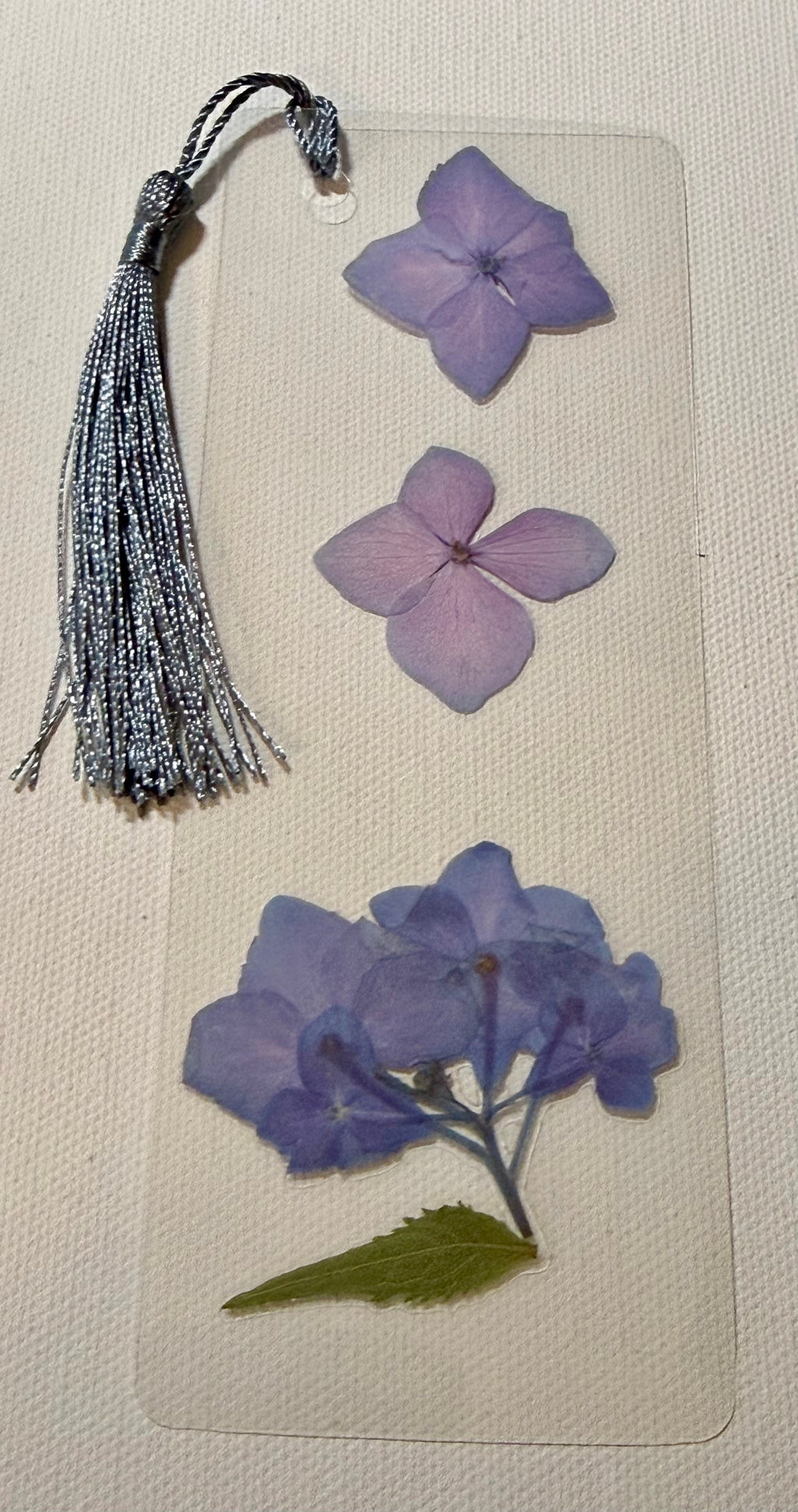 Hydrangea Lil’ Bunch ~ flower bookmark