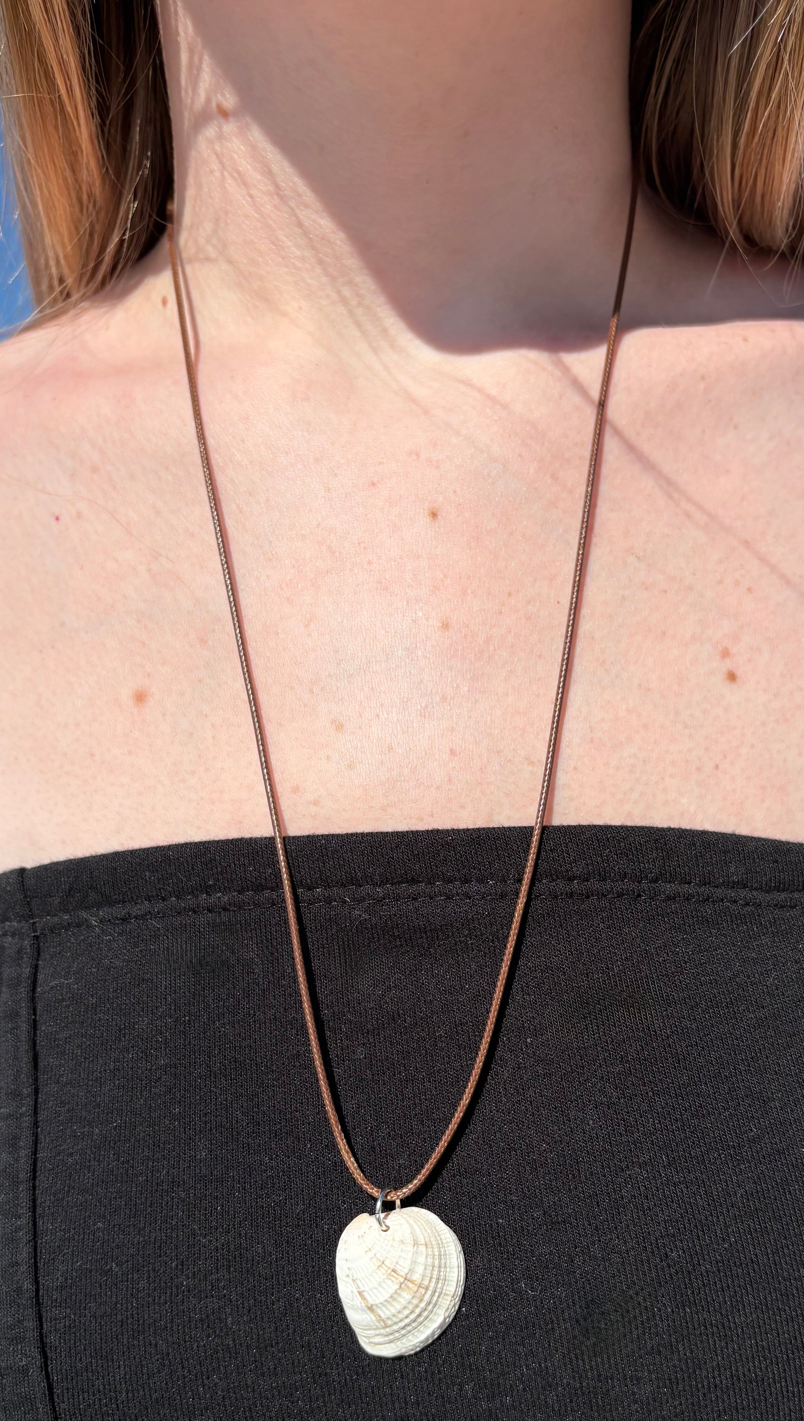 Earth Tone Shell Necklace