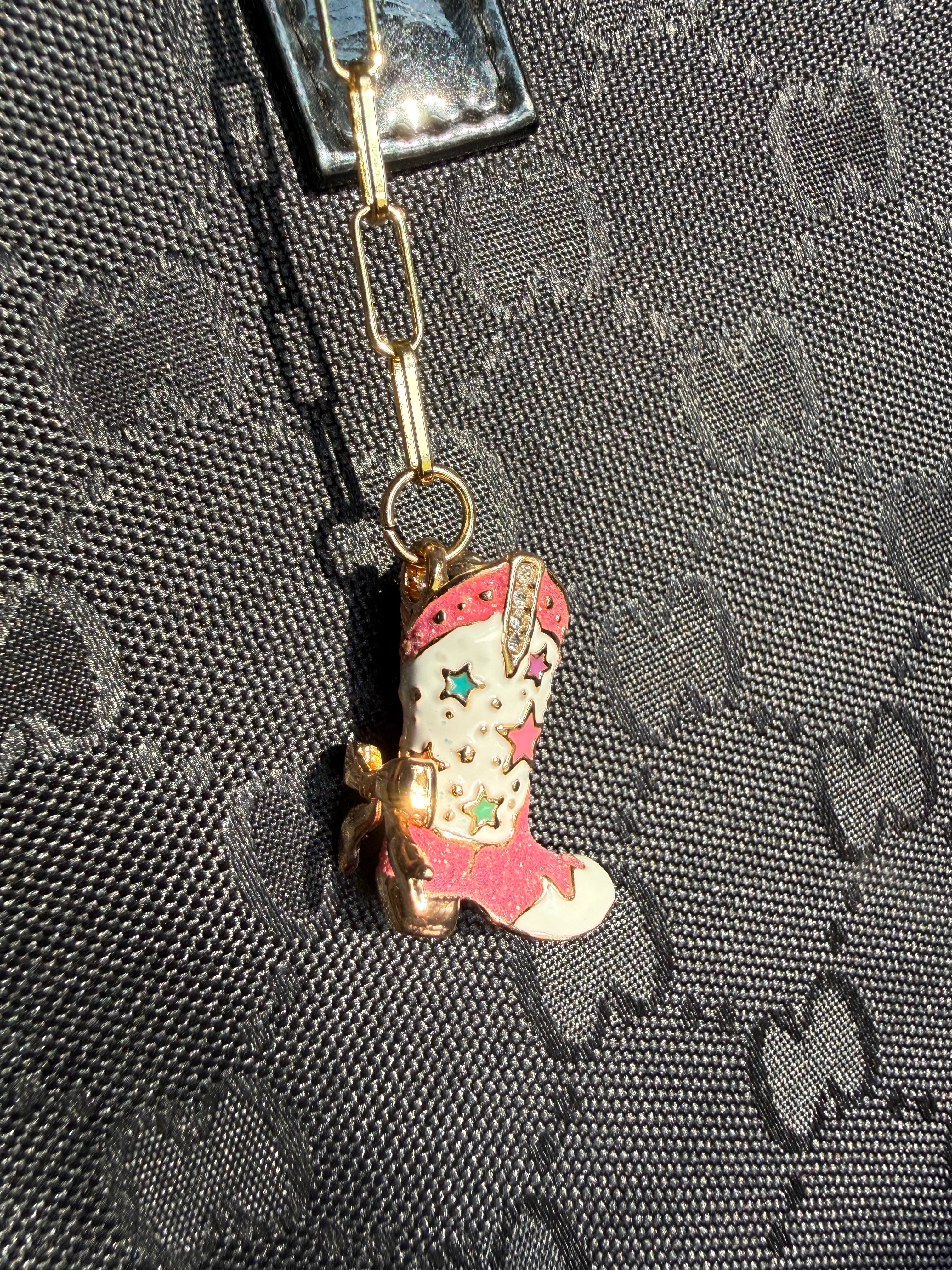 Cowgirl Boot ~ Pink with Stars