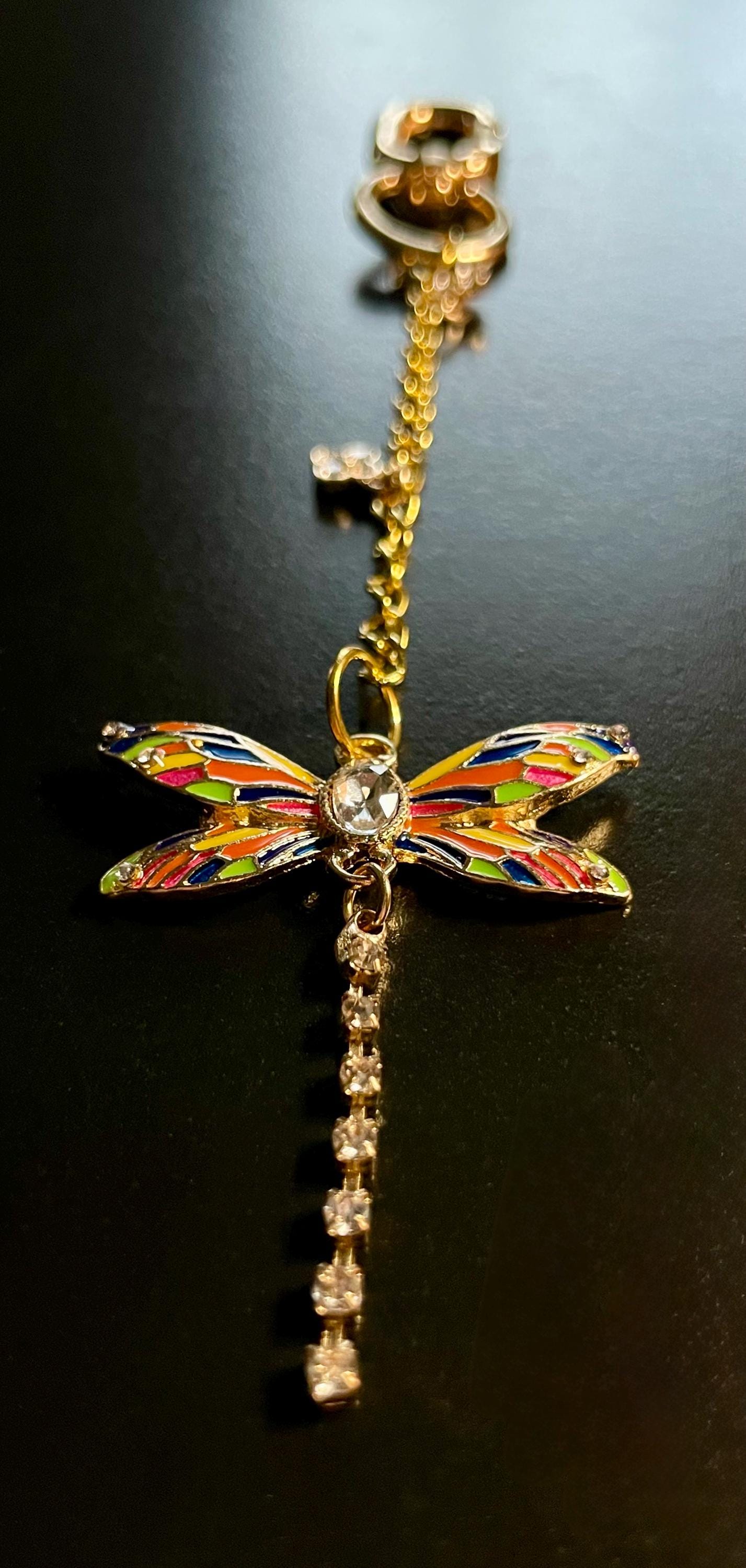 Dragonfly Bag Charm or Key Chain