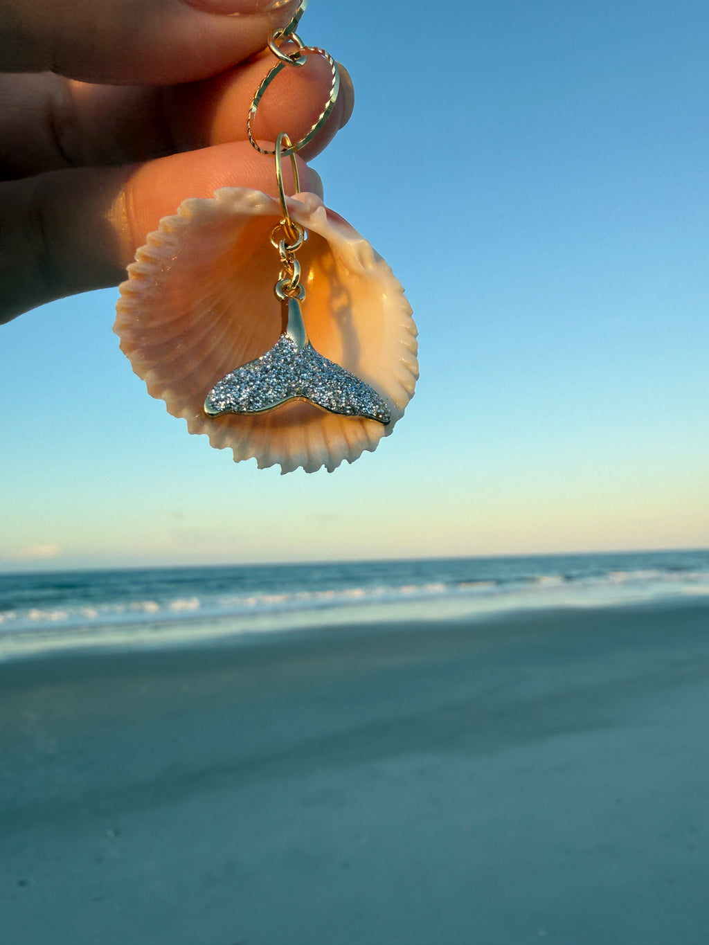 Mermaid Tail Keychain or Bag Charm
