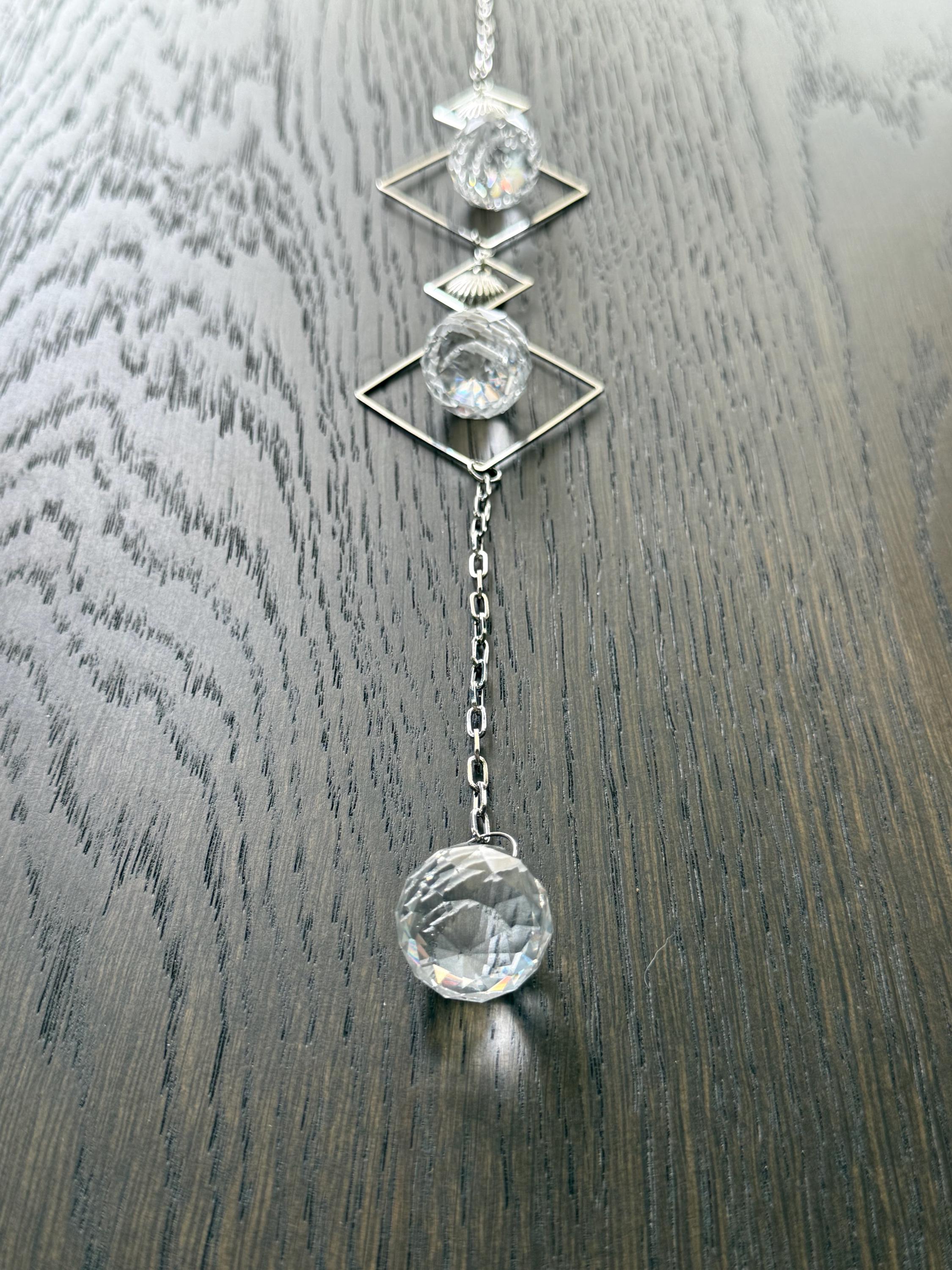 Suncatcher, Silver Shell Charms