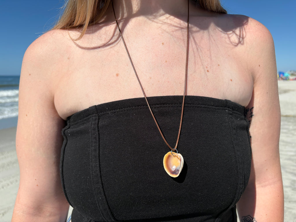 Earth Tone Shell Necklace
