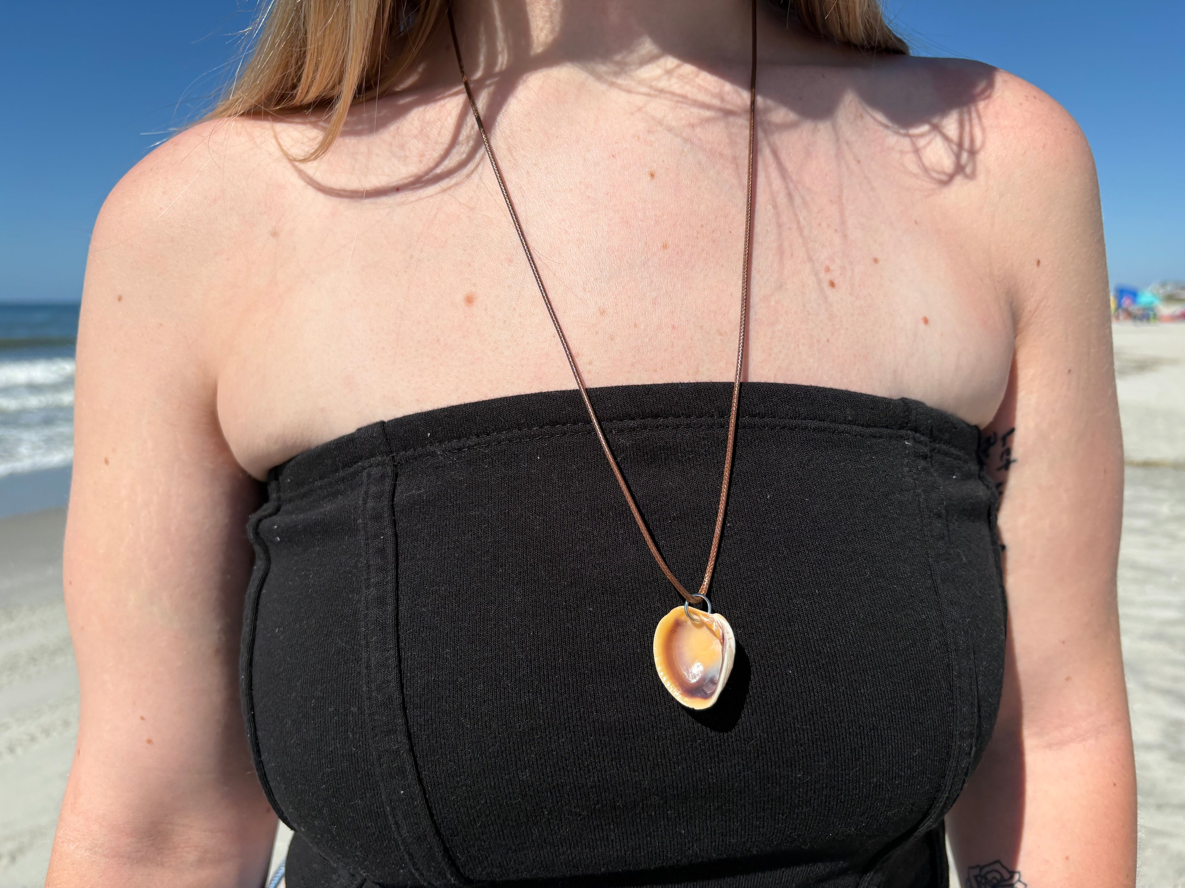Earth Tone Shell Necklace
