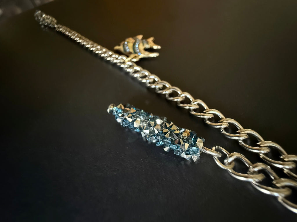 Sparkle Fish Keychain/ Bag Charm