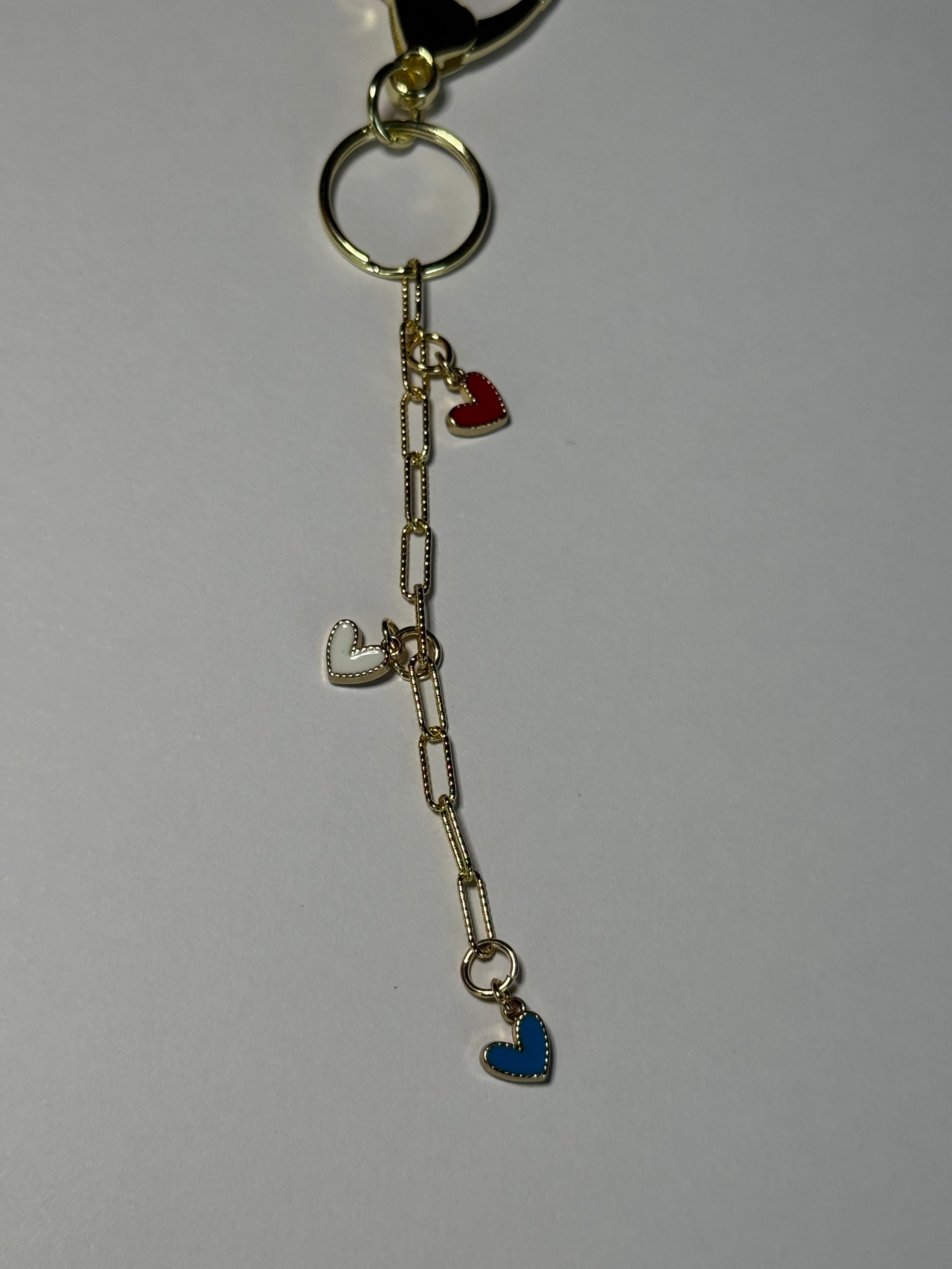 Red, White & Blue Keychain