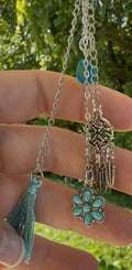 Dream Catcher Bag Charm (turquoise)