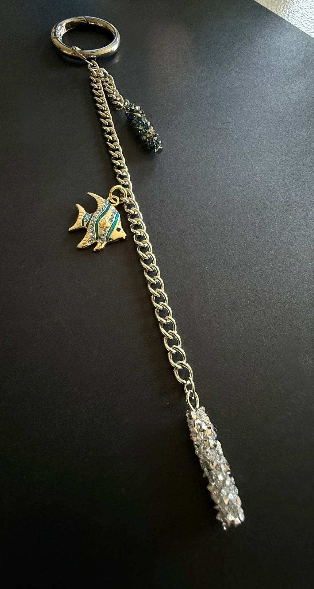Sparkle Fish Keychain/ Bag Charm