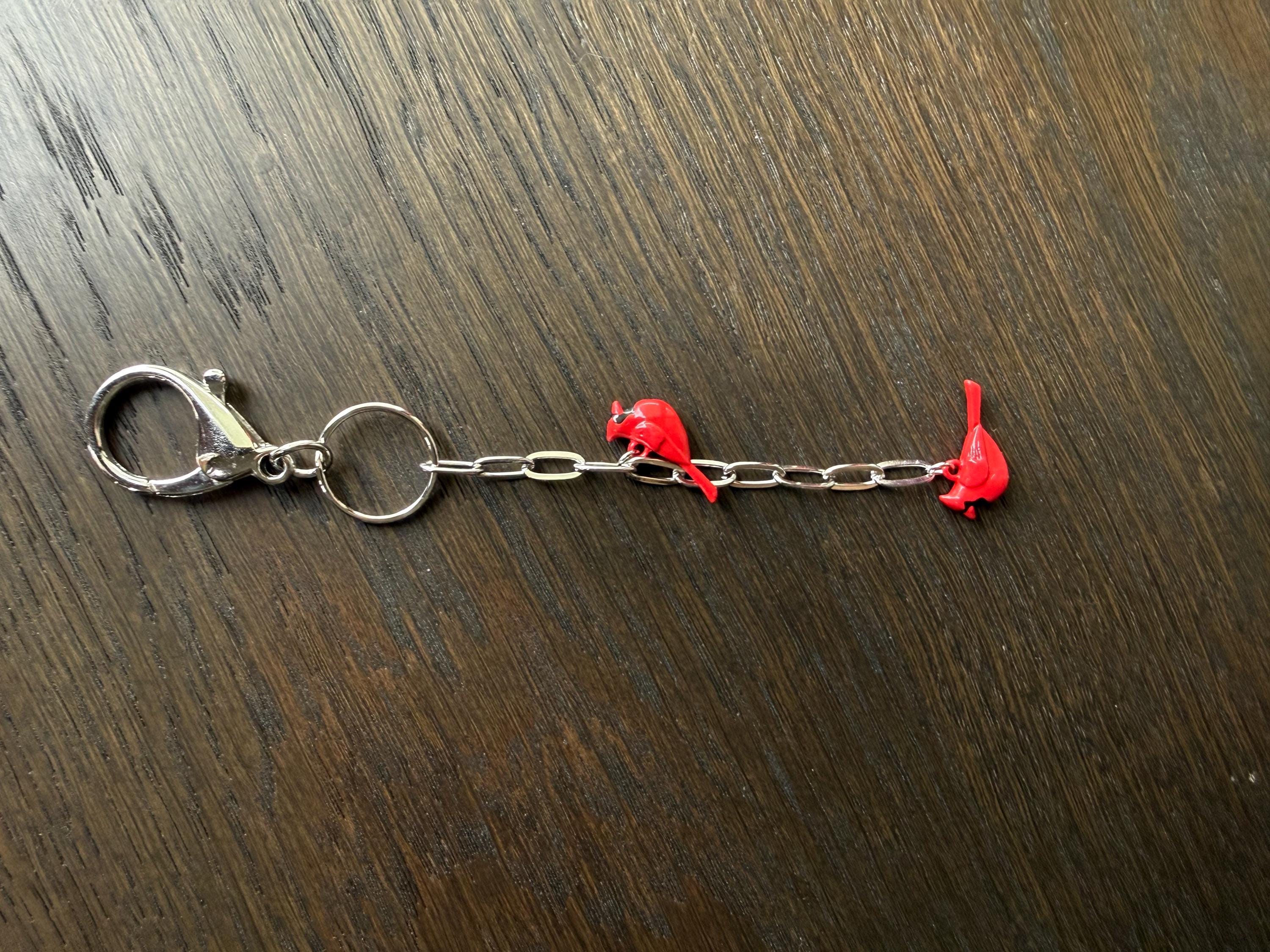 Cardinal Bag Charm or Keychain
