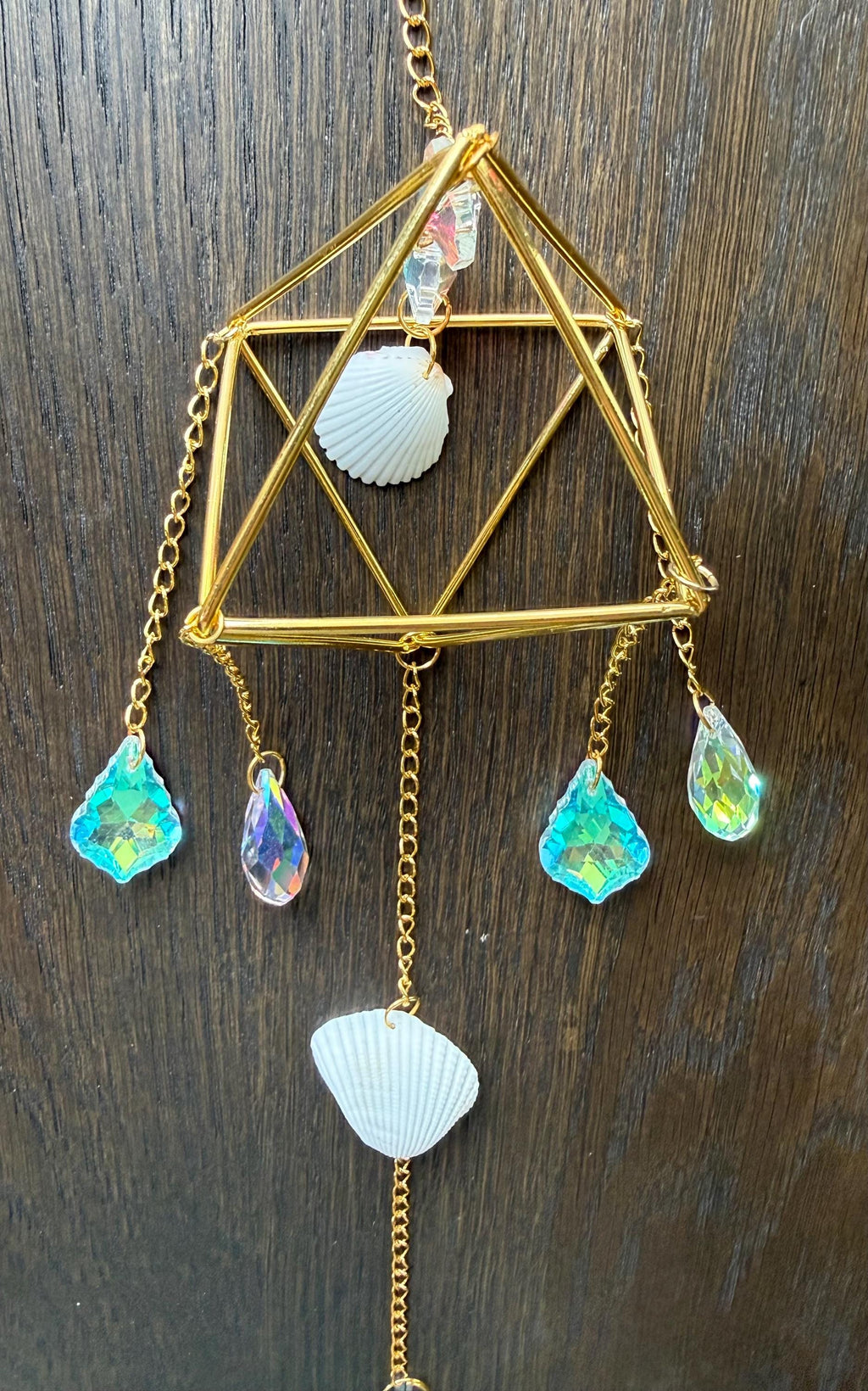 4 Corners Suncatcher - Scallop Shells