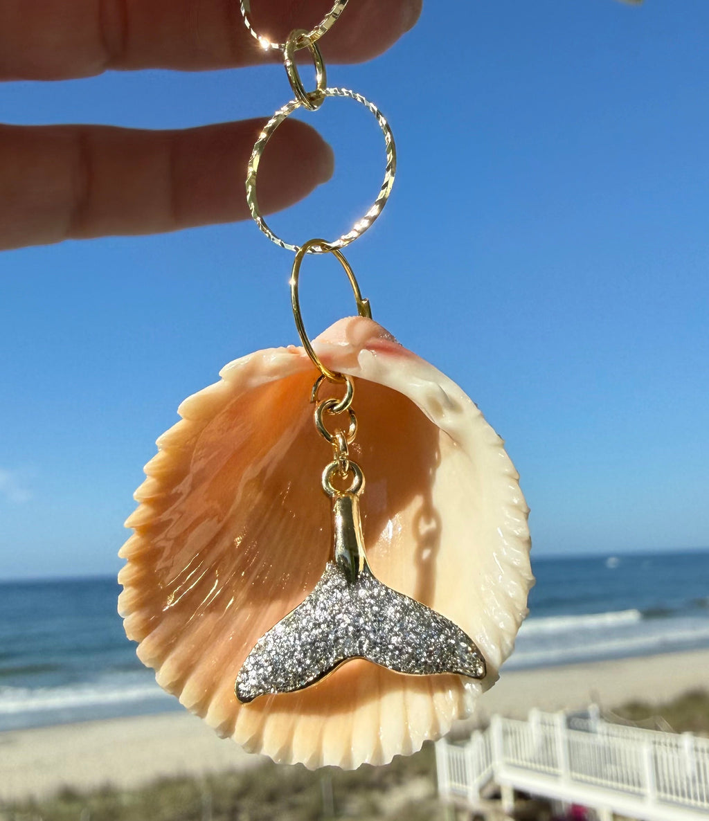 Mermaid Tail Keychain or Bag Charm