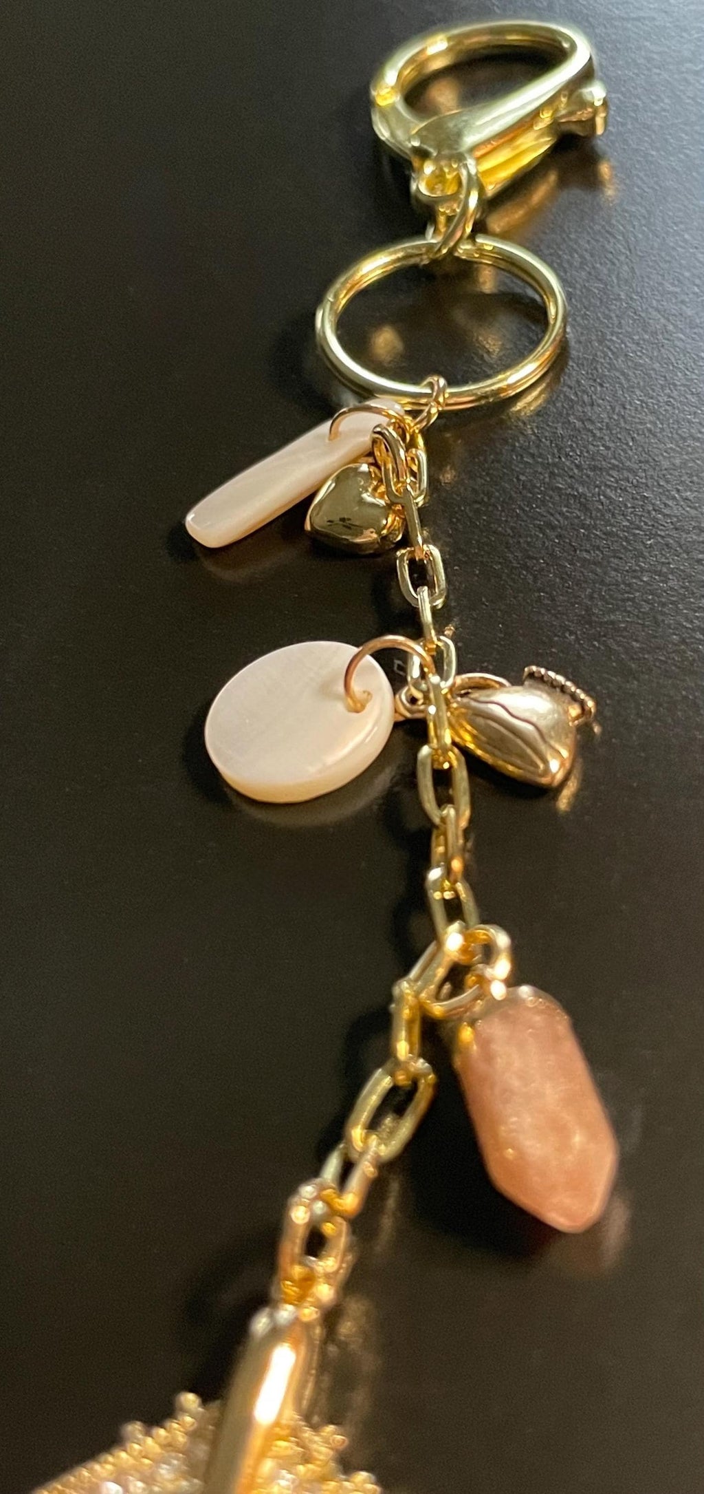 Airplane & Crystal, Bag Charm or Key Chain… Perfect for your traveling bag!