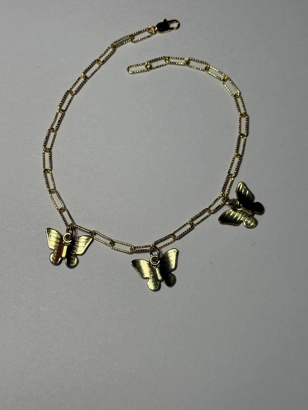 Anklet with Butterfly Charm
