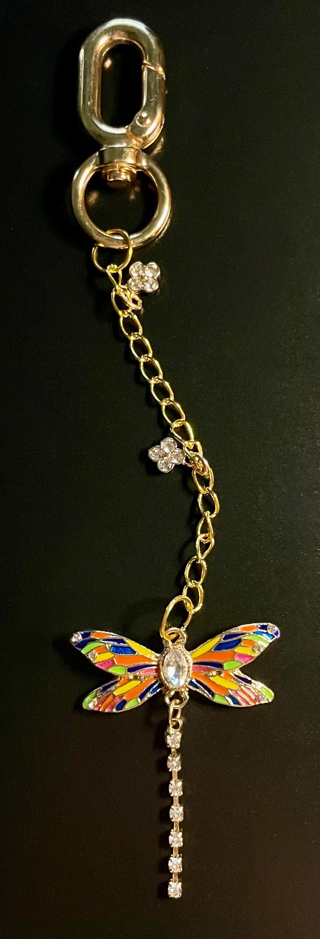 Dragonfly Bag Charm or Key Chain