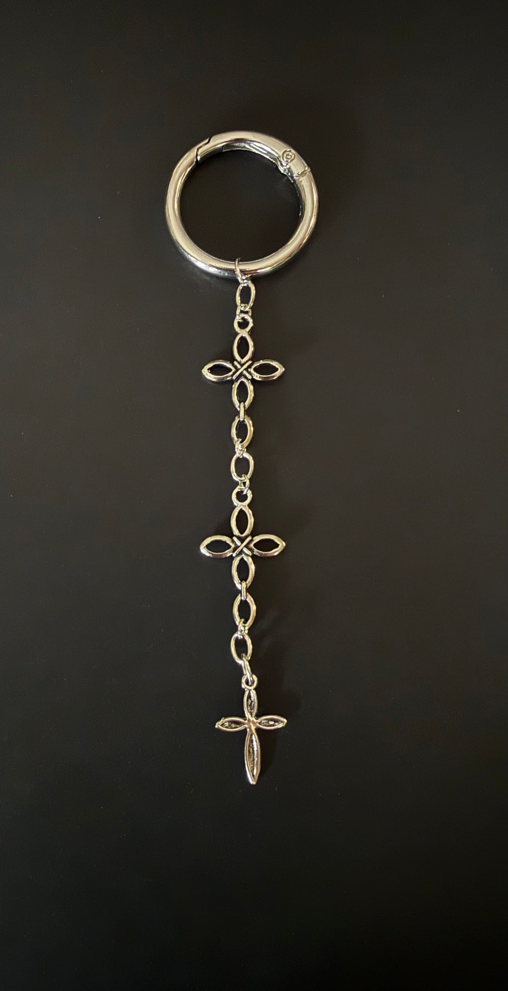 Openwork Triple Cross