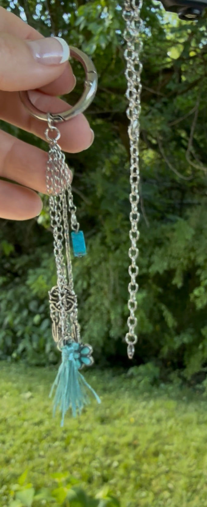 Dream Catcher Bag Charm (turquoise)