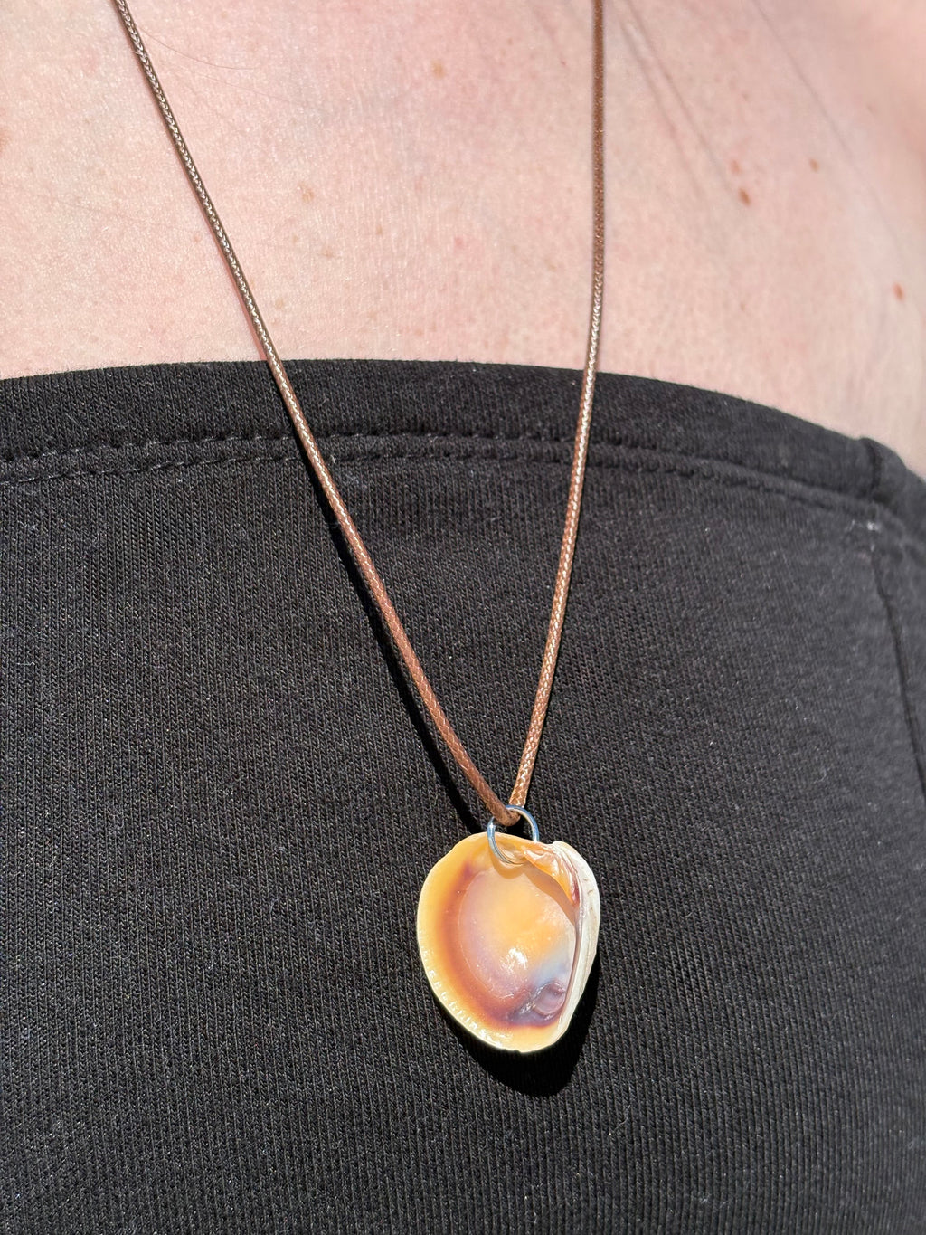 Earth Tone Shell Necklace