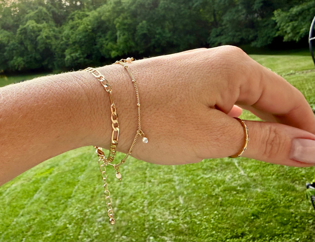 Double Layered Gold Bracelet