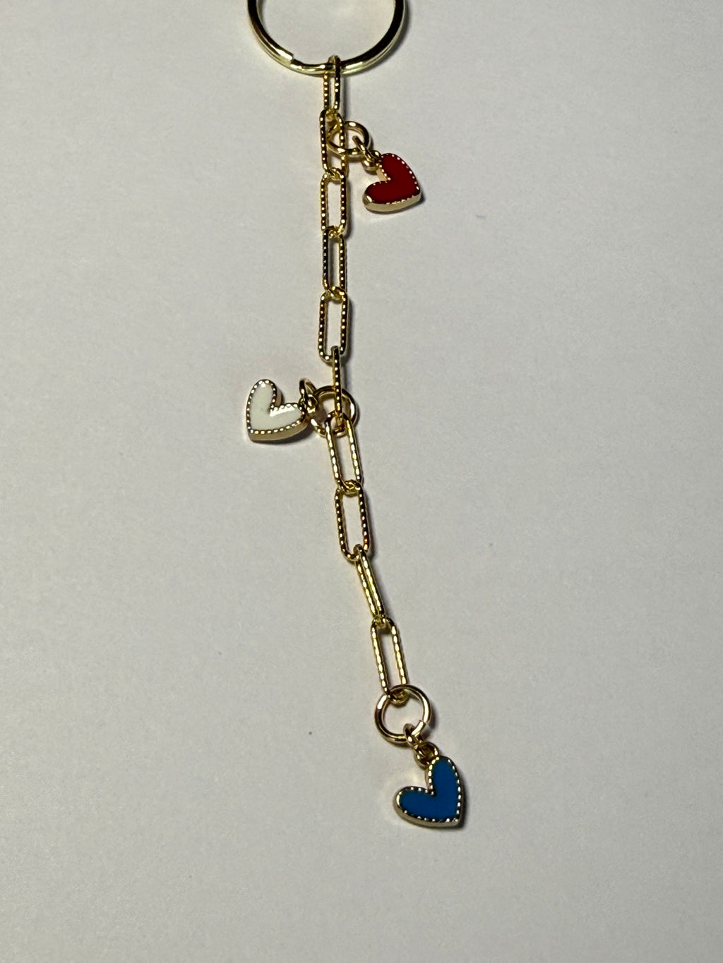 Red, White & Blue Keychain