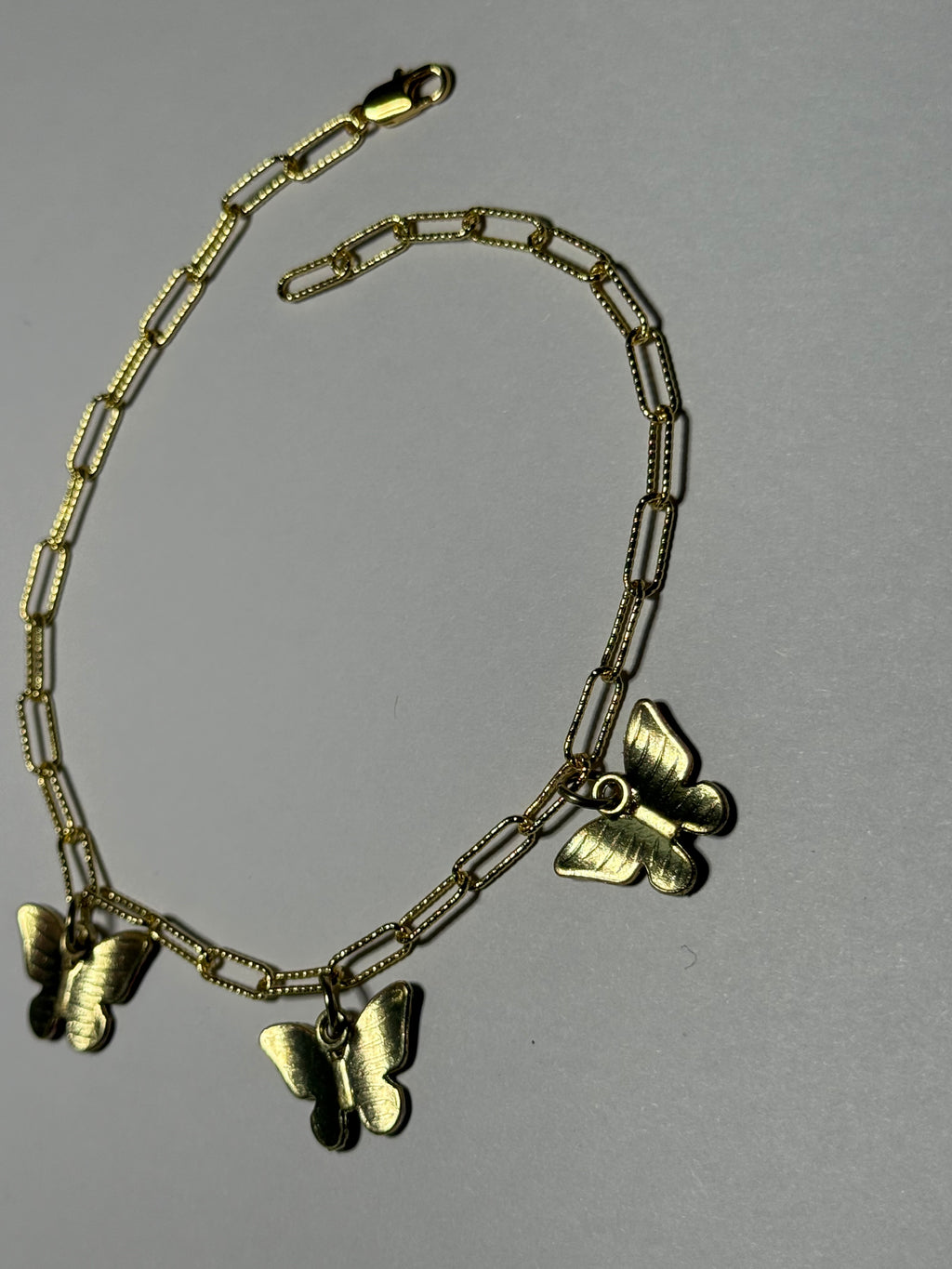 Anklet with Butterfly Charm