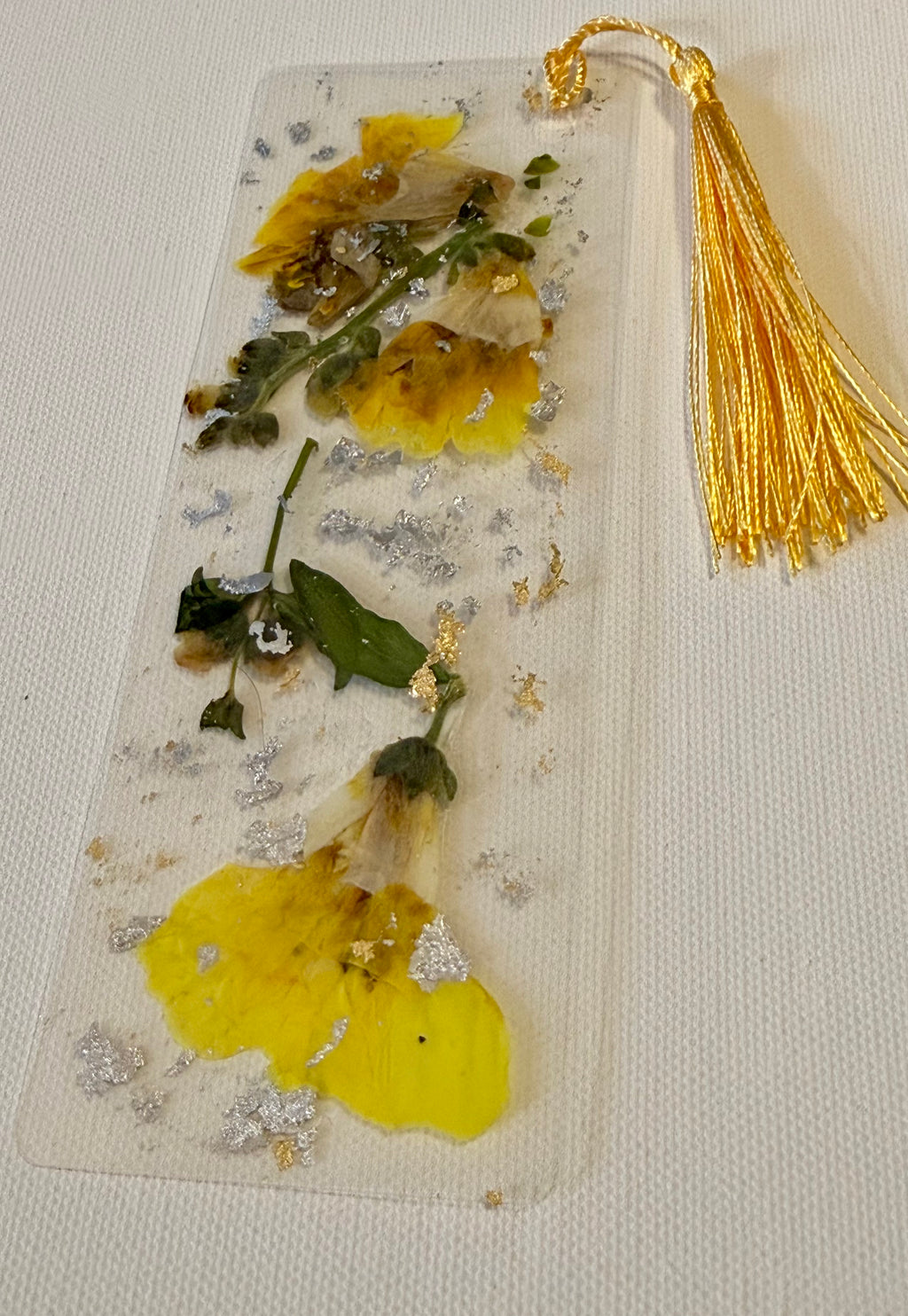 Yellow Snapdragon Bookmark