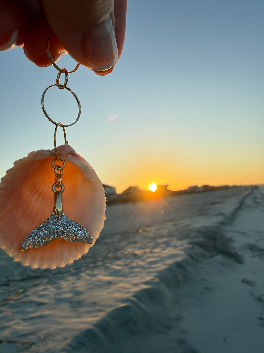 Mermaid Tail Keychain or Bag Charm