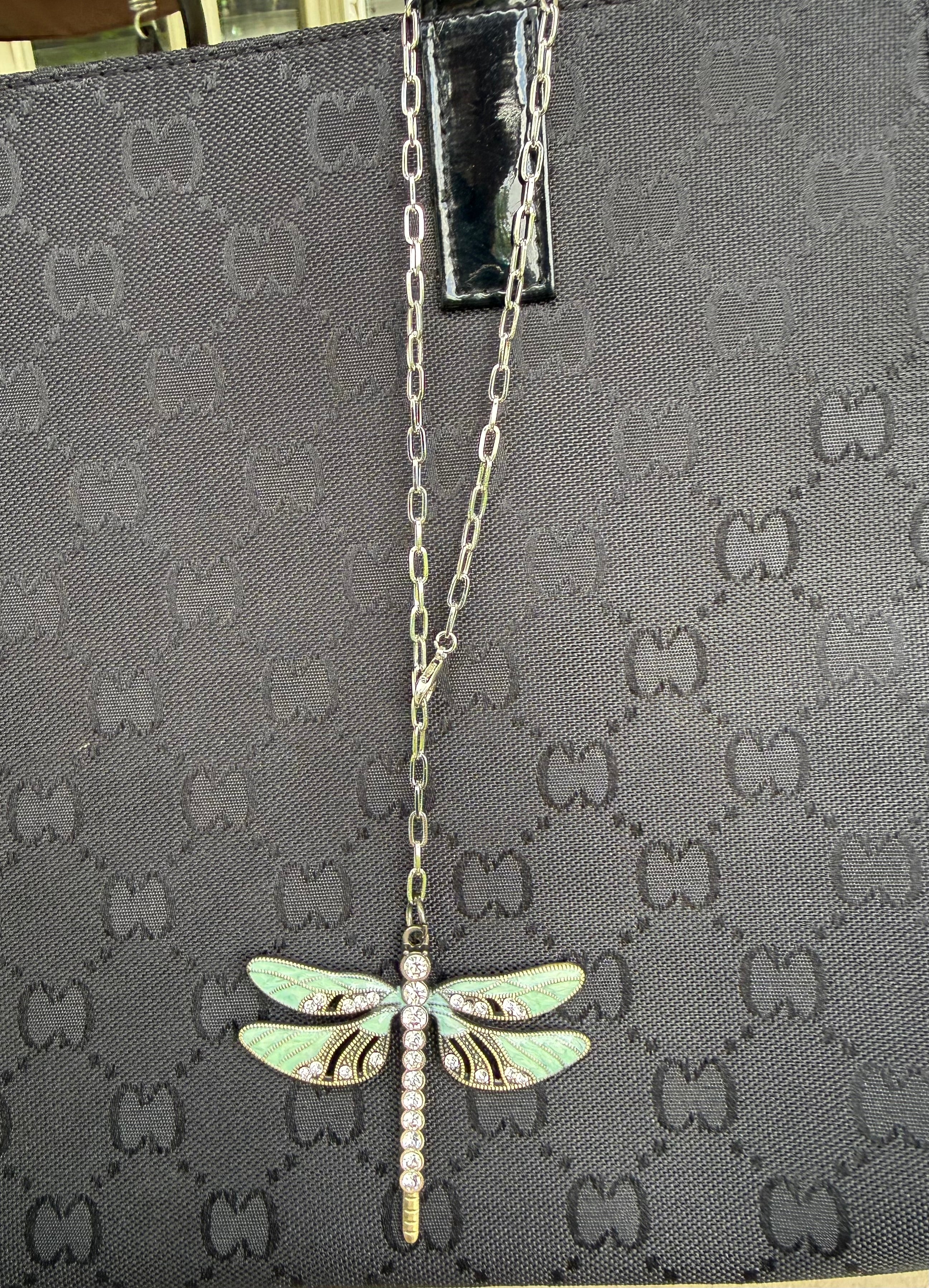 Dragonfly Charm for Bag or Car