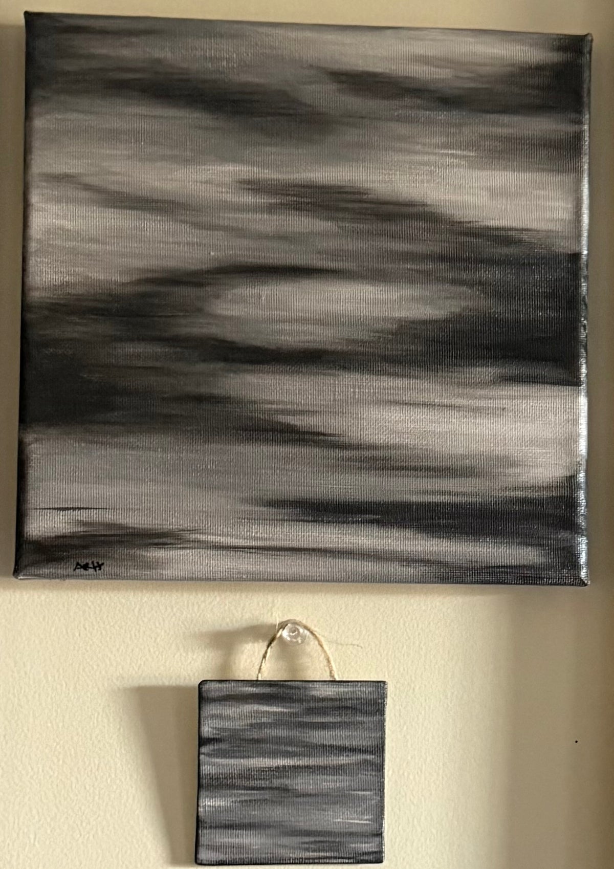 Whispered Static 8”x8”
