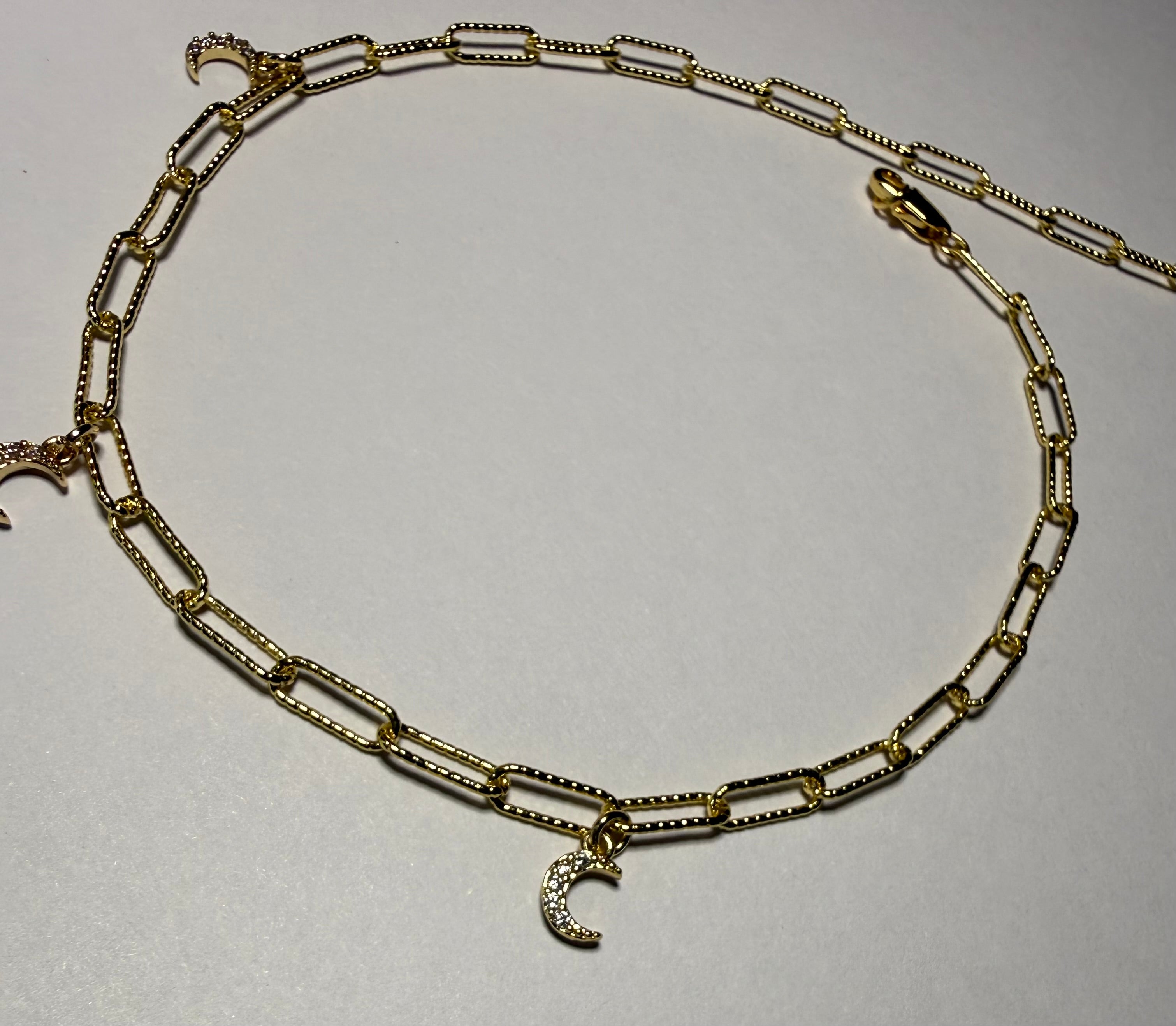 3 Moon Anklet