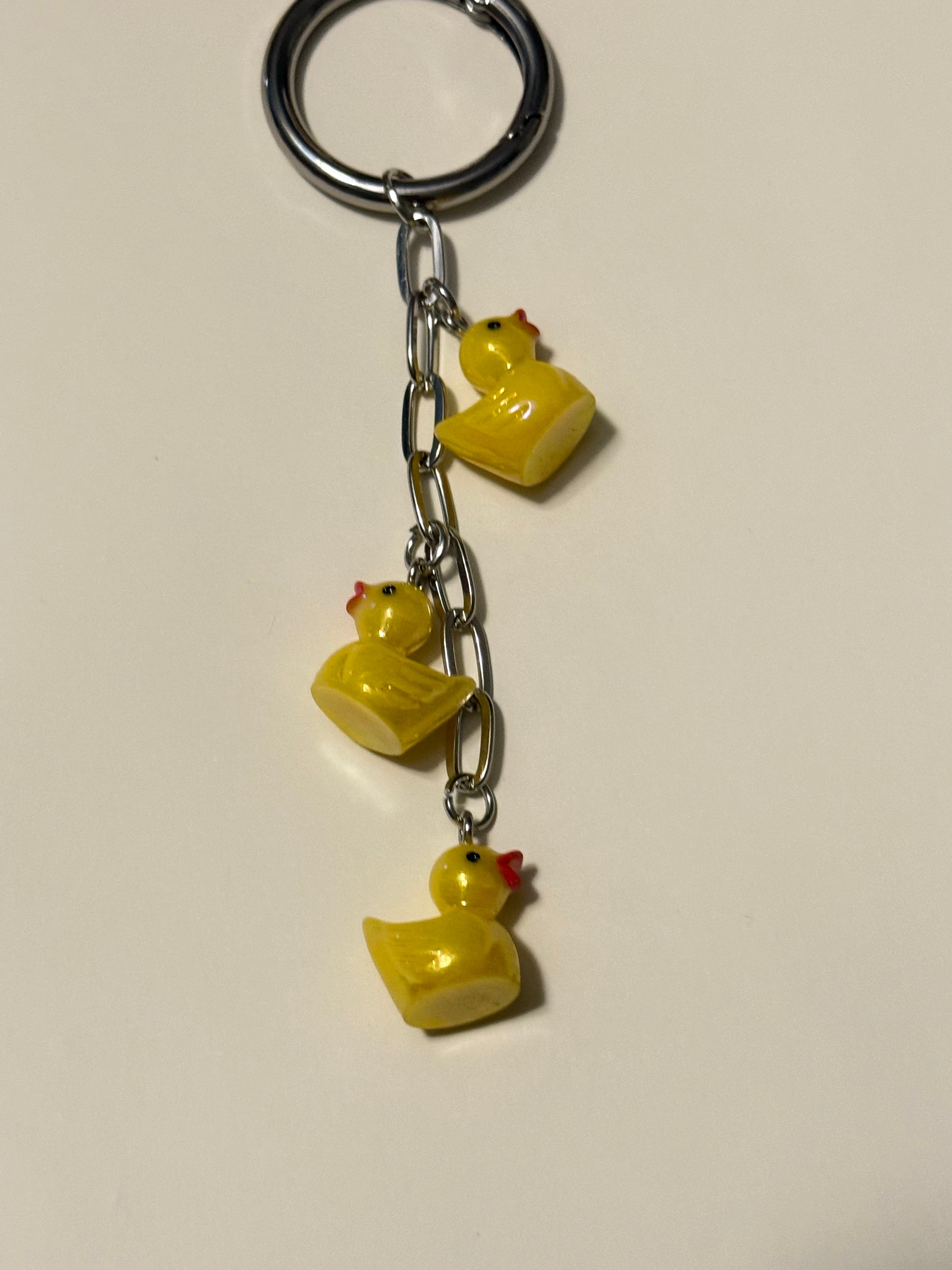 Triple Ducky Keychain