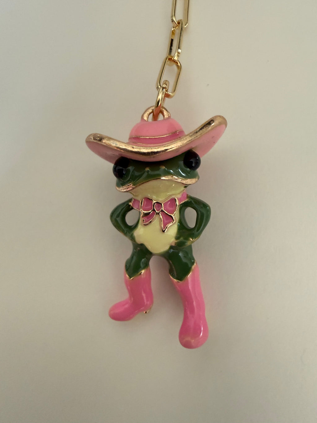 Frog Cowgirl ~ Pink