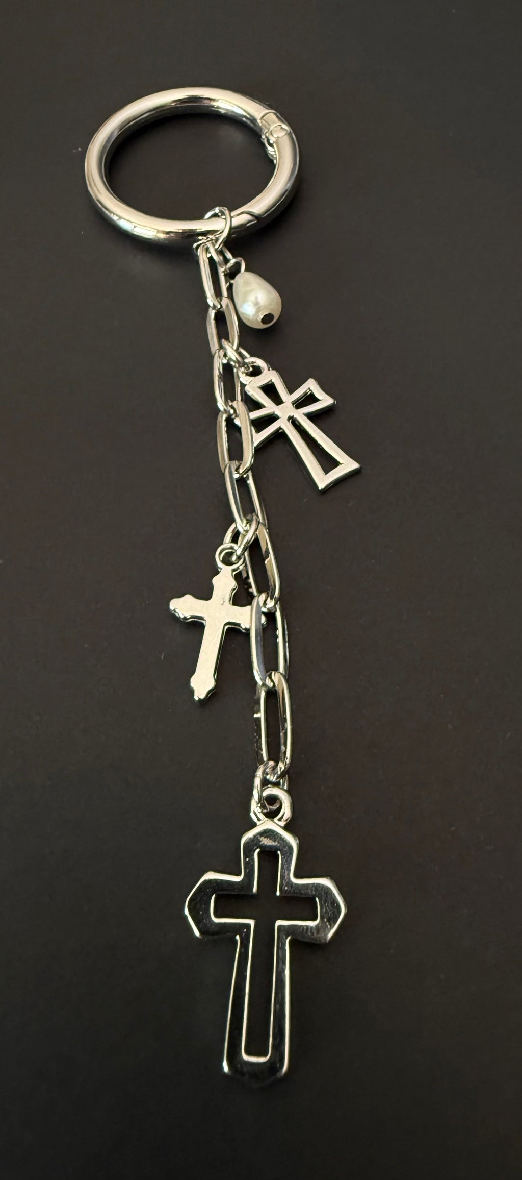 Triple Cross Keychain
