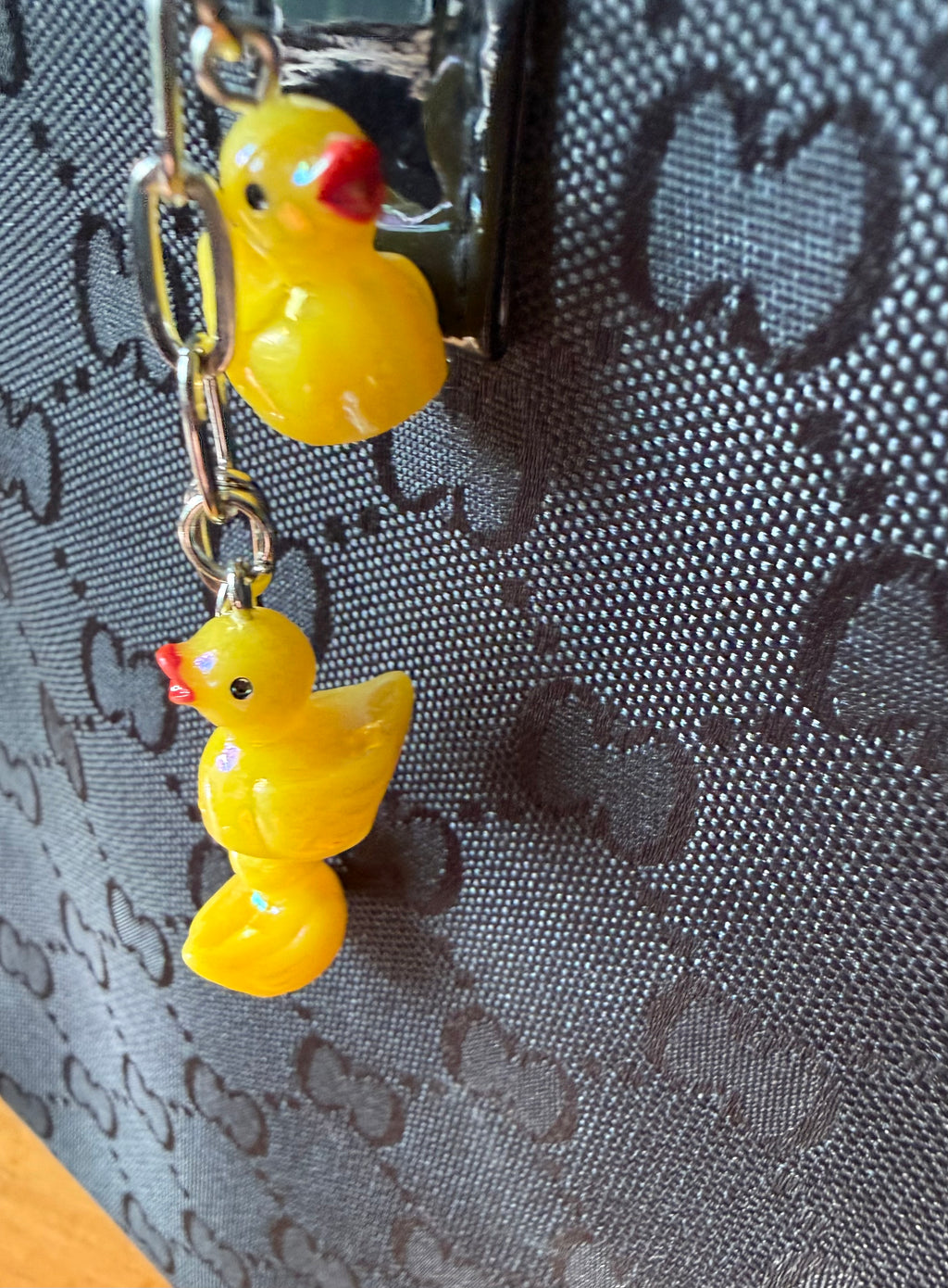 Triple Ducky Keychain